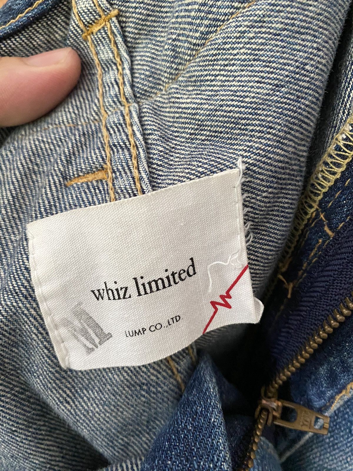 WHIZ LIMITED 90s Whiz Limited REBUILD Double waist Double denim Size US 33 - 19 Thumbnail