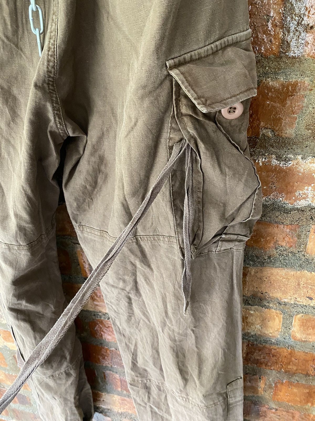 Japanese Brand × PPFM × Tornado Mart MANGROVE Japan hem Zipper drawstring cargos Size US 35 - 11 Thumbnail