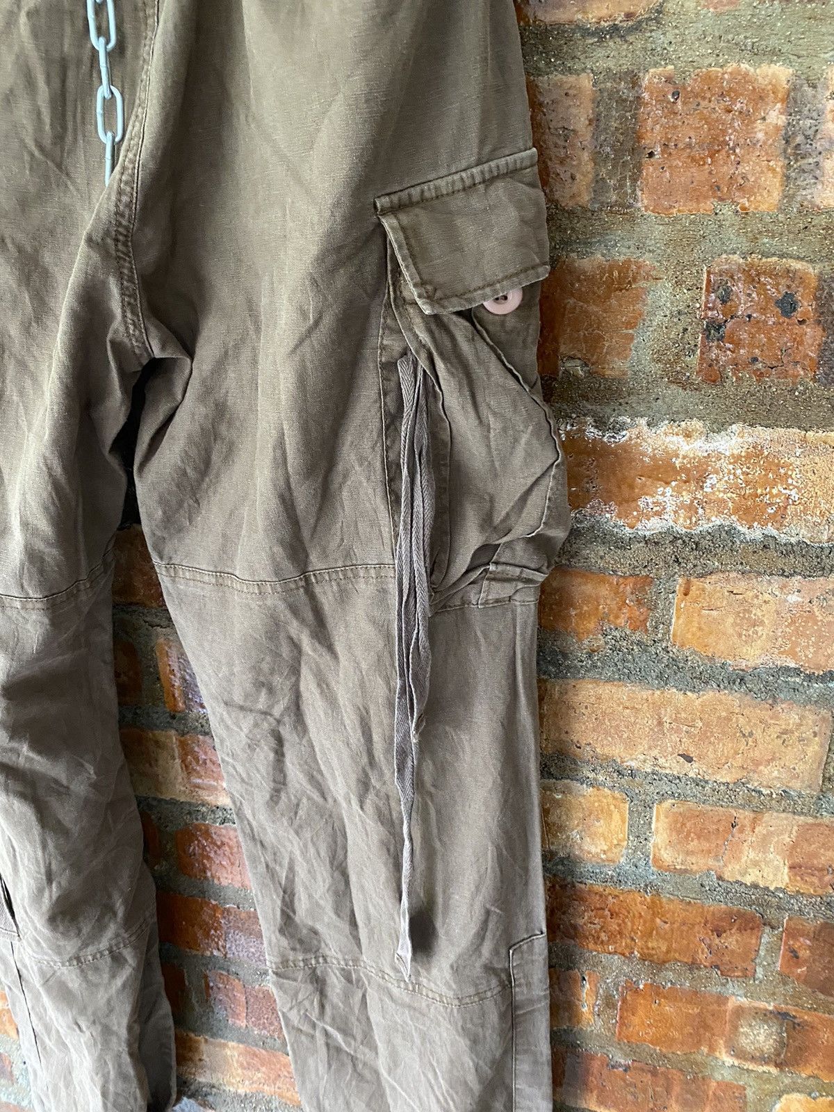 Japanese Brand × PPFM × Tornado Mart MANGROVE Japan hem Zipper drawstring cargos Size US 35 - 10 Thumbnail