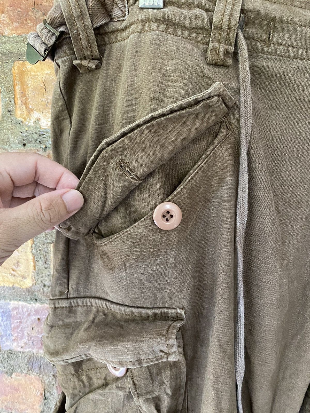 Japanese Brand × PPFM × Tornado Mart MANGROVE Japan hem Zipper drawstring cargos Size US 35 - 6 Thumbnail