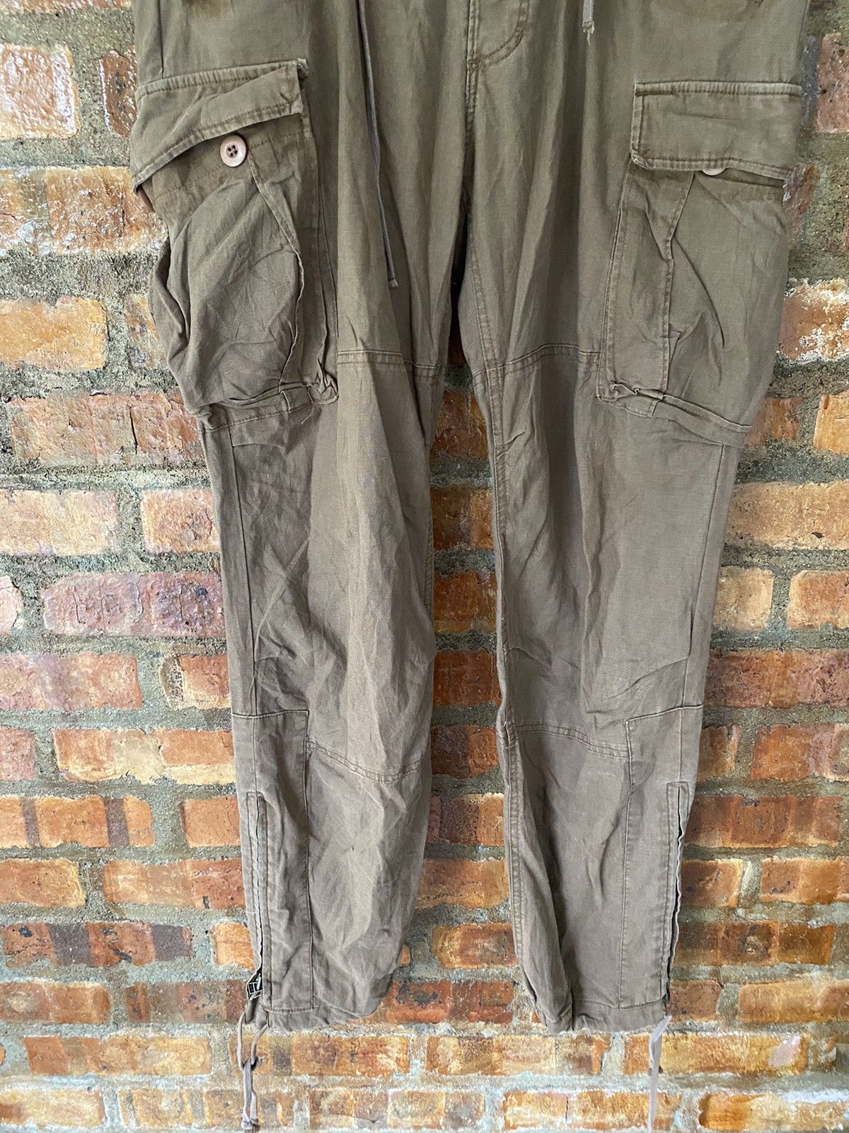 Japanese Brand × PPFM × Tornado Mart MANGROVE Japan hem Zipper drawstring cargos Size US 35 - 5 Thumbnail