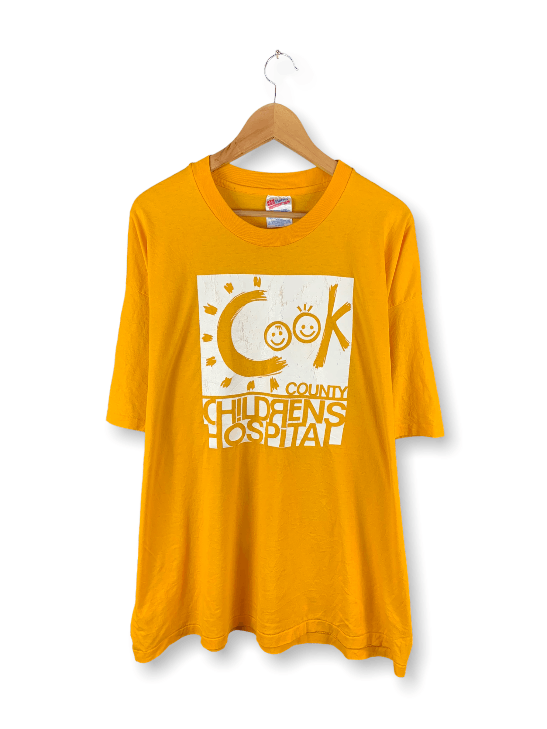 Hanes 🔥Vintage Cook County Children Hospital Y2K 90s Tee Size US XXL / EU 58 / 5 - 1 Thumbnail