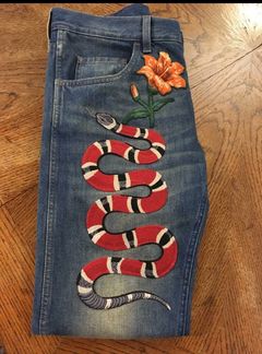 Gucci snake online joggers