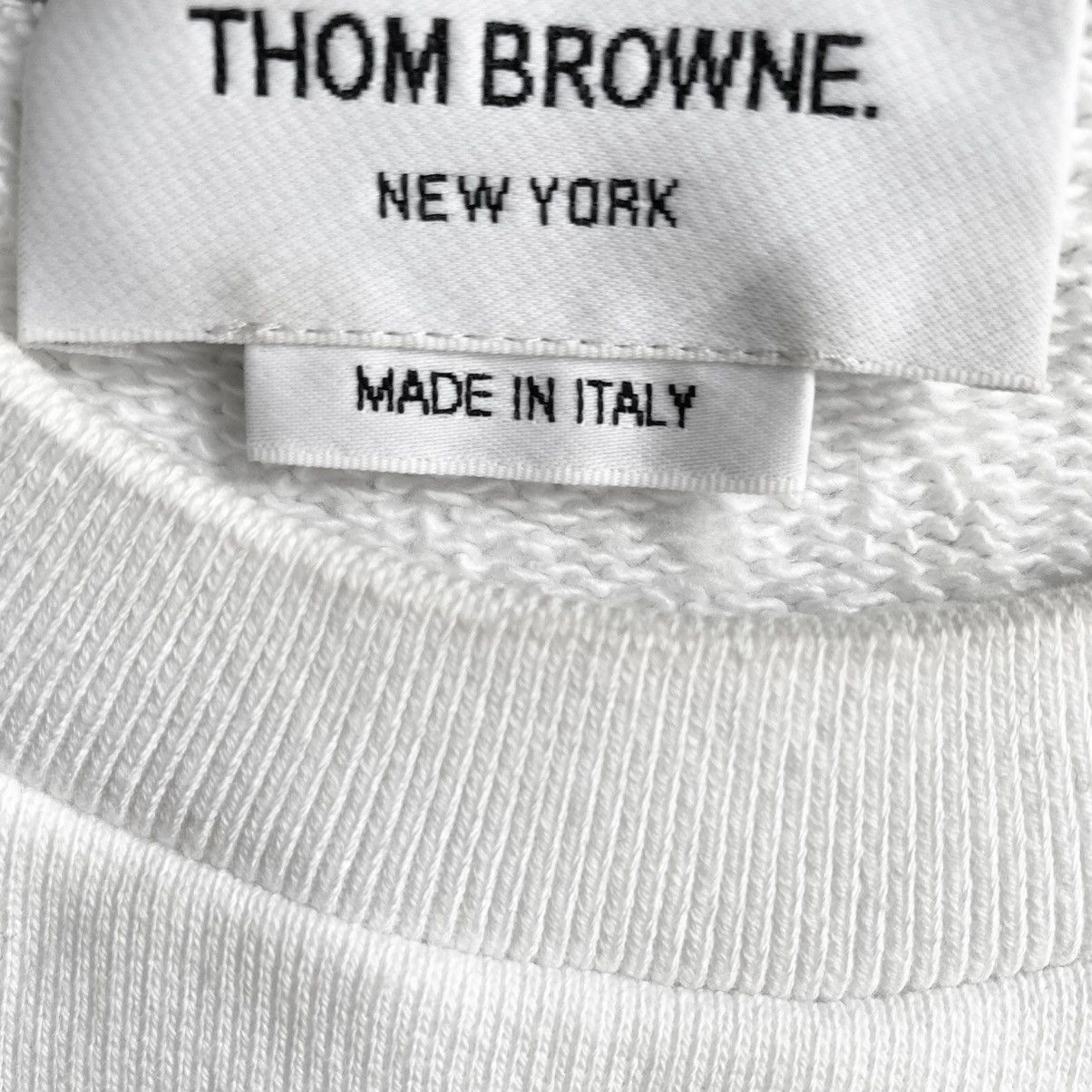 Thom Browne SS21 Diagonal Stripe Crew Neck Sweater Size US S / EU 44-46 / 1 - 5 Thumbnail