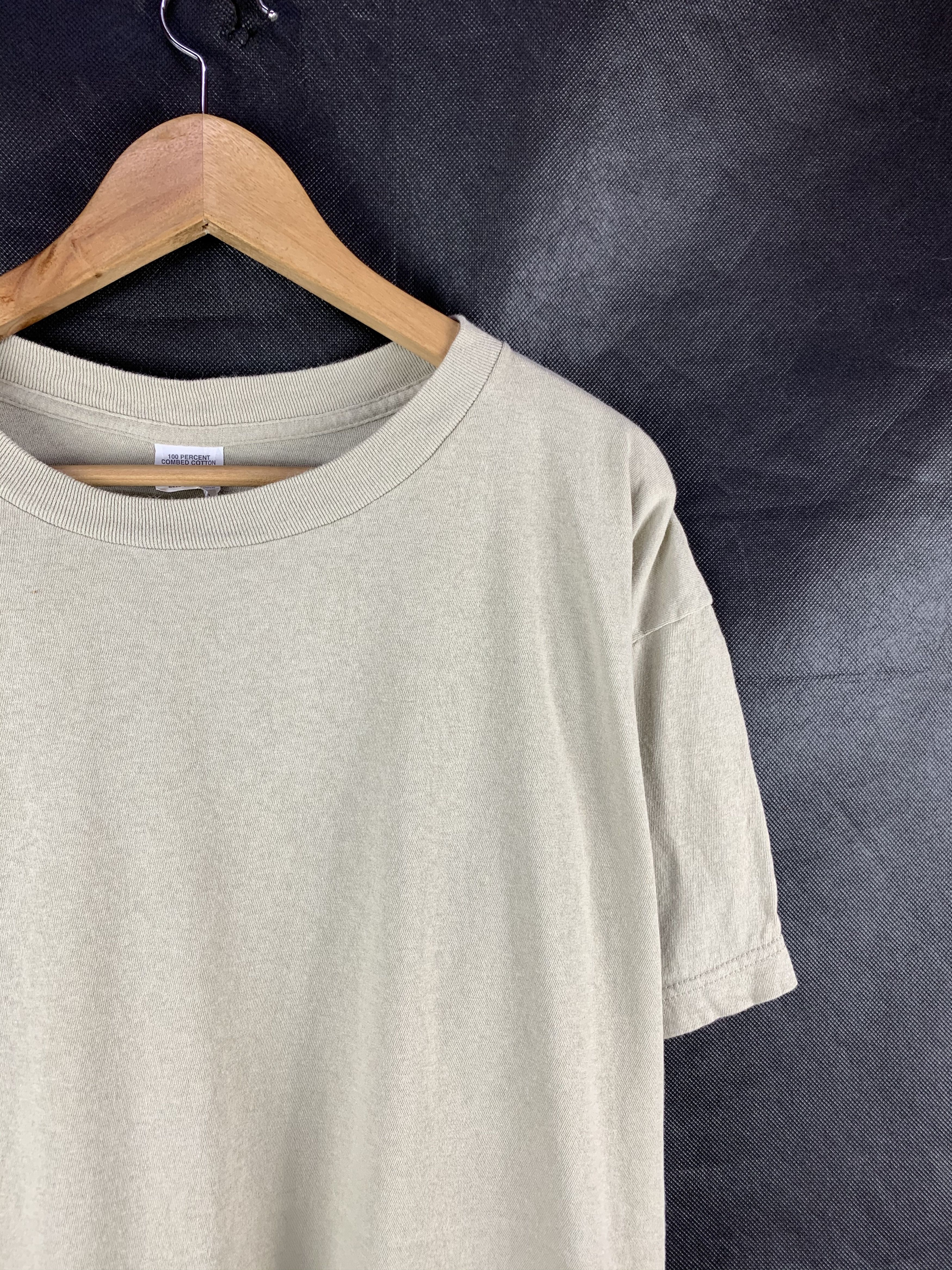 Vintage 🔥Vintage Plain Army Tee Campbellsville Apparel Company Size US XXL / EU 58 / 5 - 2 Thumbnail