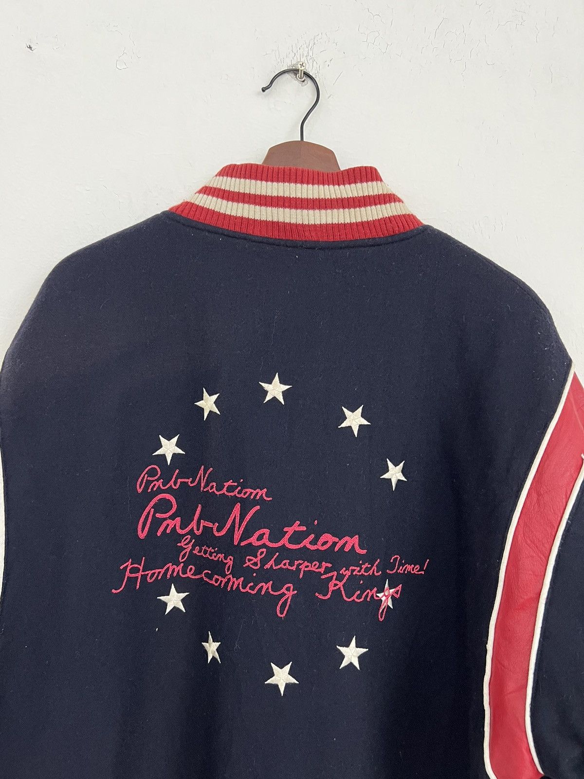 Vintage PMB Nation Varsity Jacket Size US XL / EU 56 / 4 - 5 Thumbnail
