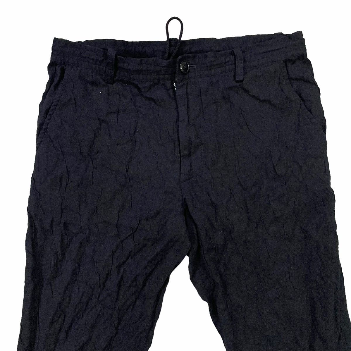 Y's for Men × Yohji Yamamoto 💥YOHJI YAMAMOTO CROP WRINKLED PANT Size US 31 - 5 Thumbnail