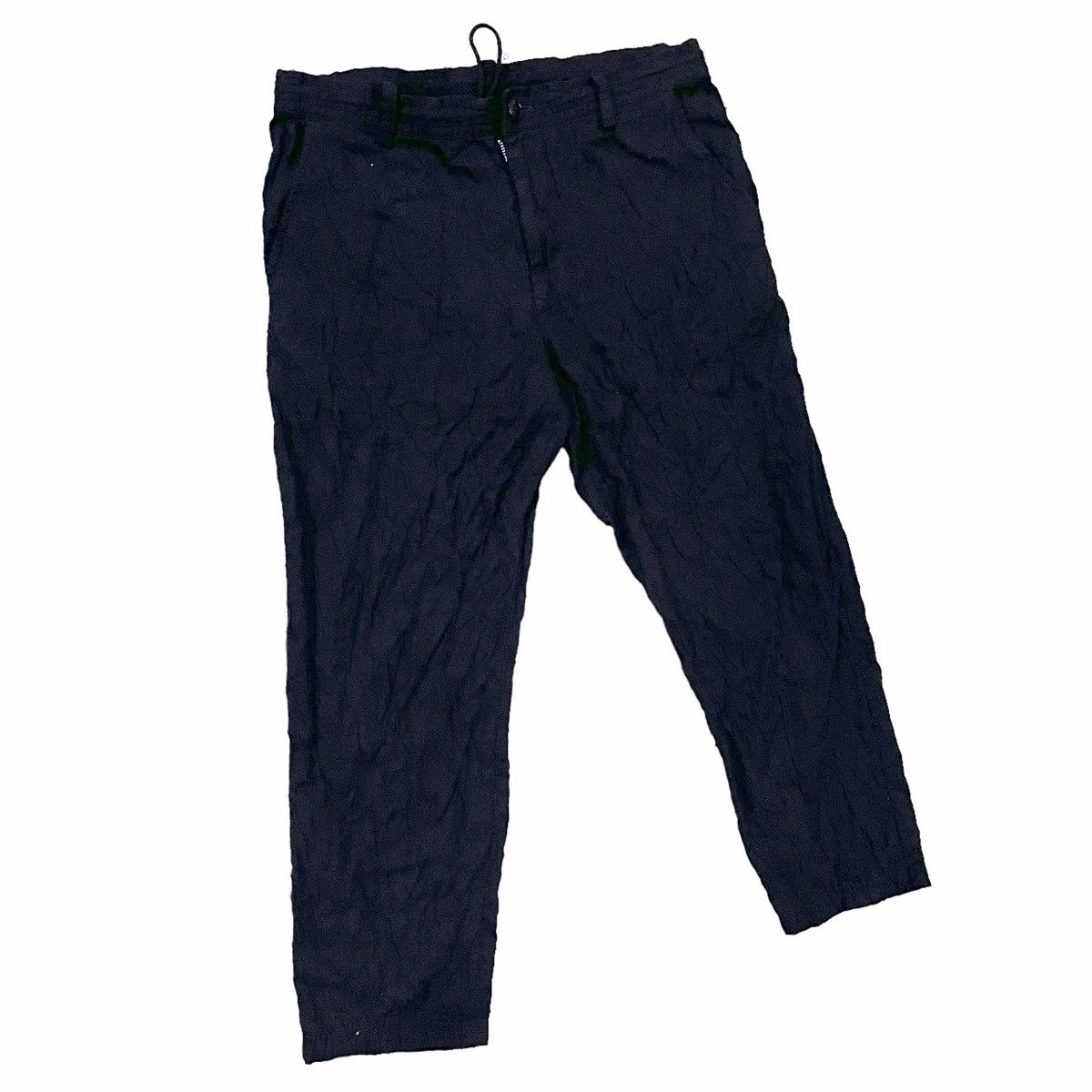 Y's for Men × Yohji Yamamoto 💥YOHJI YAMAMOTO CROP WRINKLED PANT Size US 31 - 3 Thumbnail