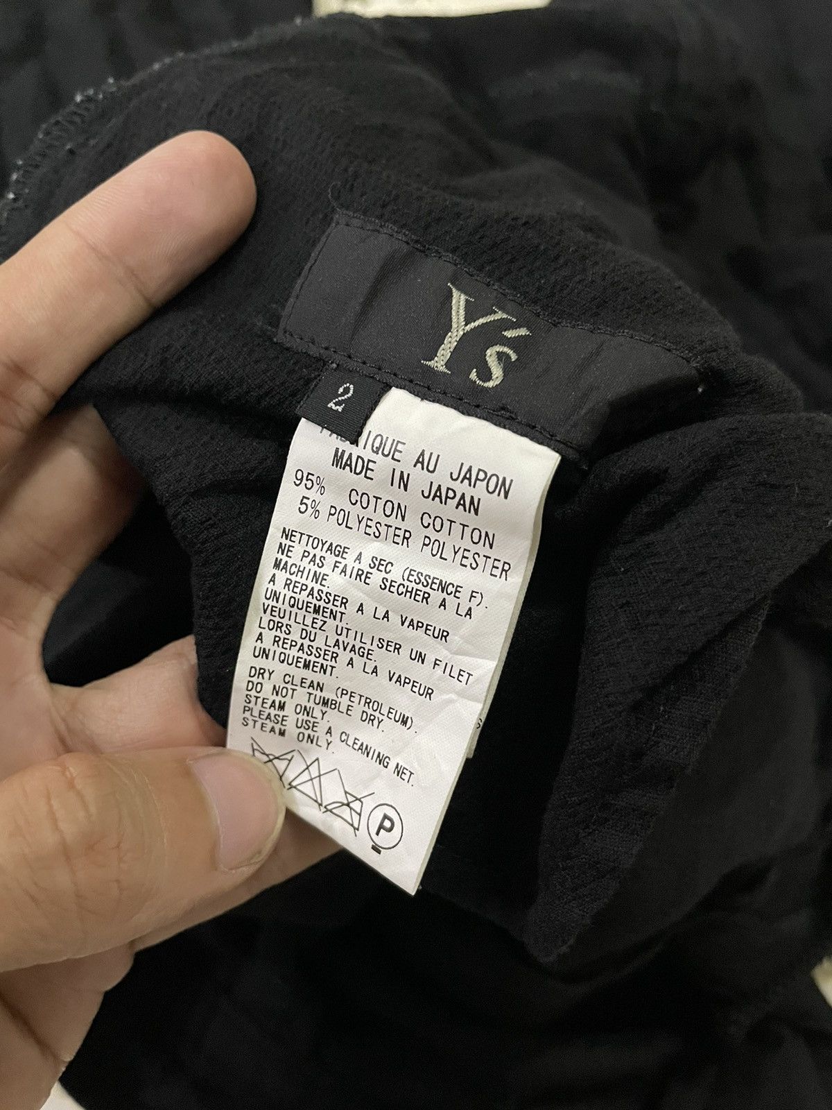 Y's for Men × Yohji Yamamoto 💥YOHJI YAMAMOTO CROP WRINKLED PANT Size US 31 - 10 Thumbnail