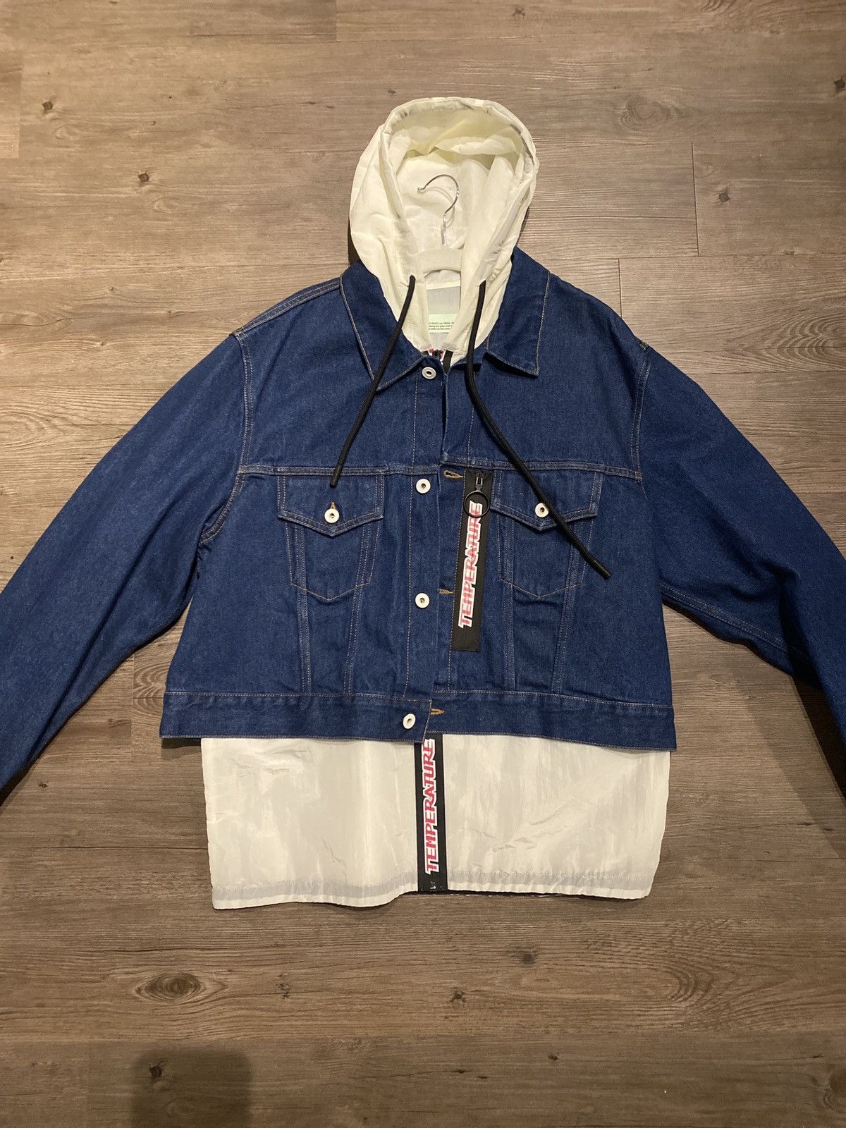 ジャケット・アウター Off-White SS19 lake holiday denim jacket Off-White Denim Jacket | Blue | FARFETCH