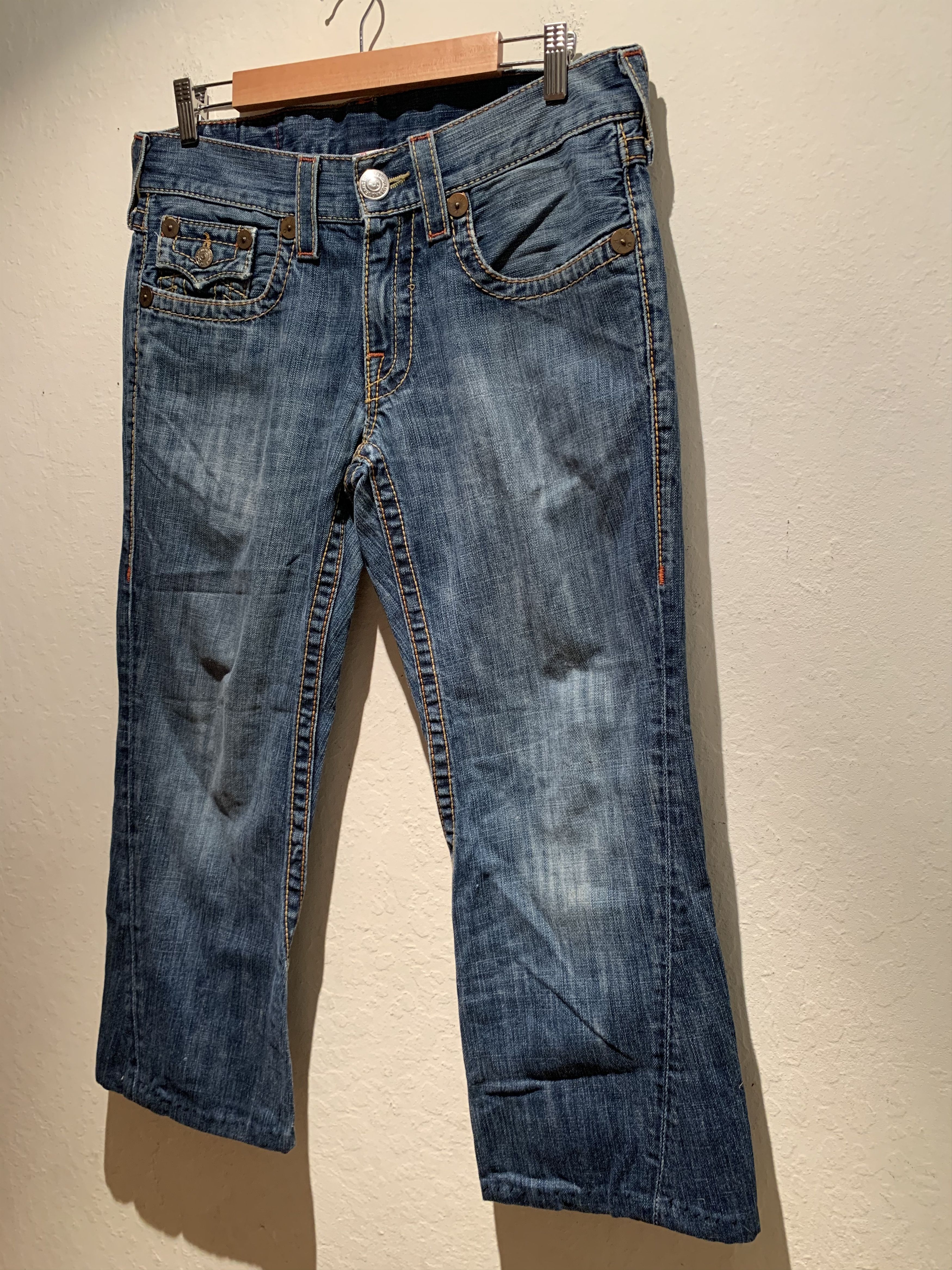 MENS TRUE RELIGION JOEY Big T Jeans 31 x 33 | eBay