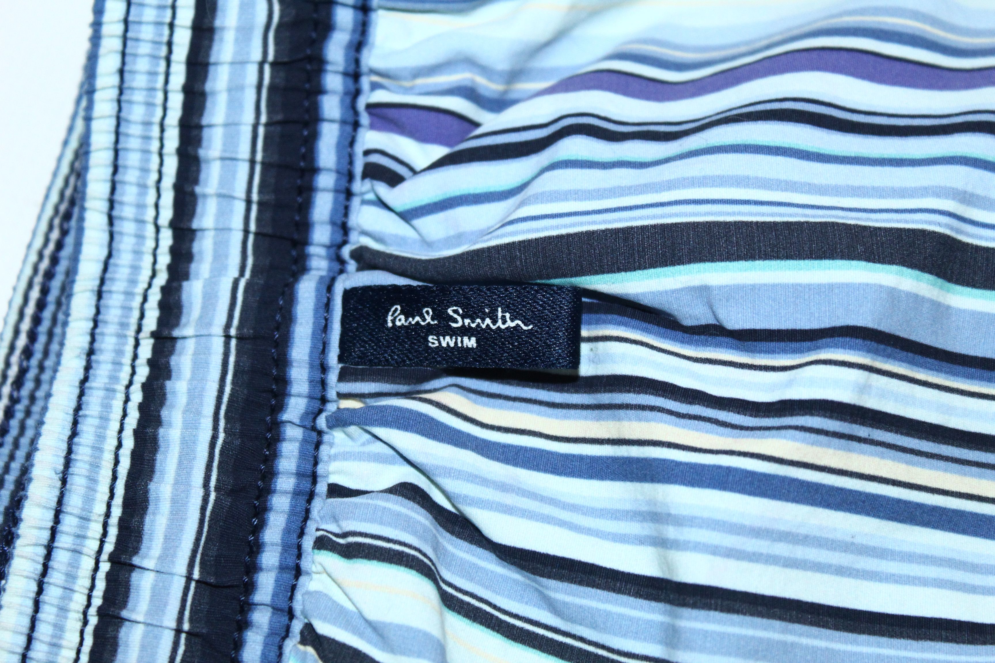Paul Smith Paul Smith Signature Iconic Striped Nylon Swimshorts Size US 32 / EU 48 - 3 Thumbnail