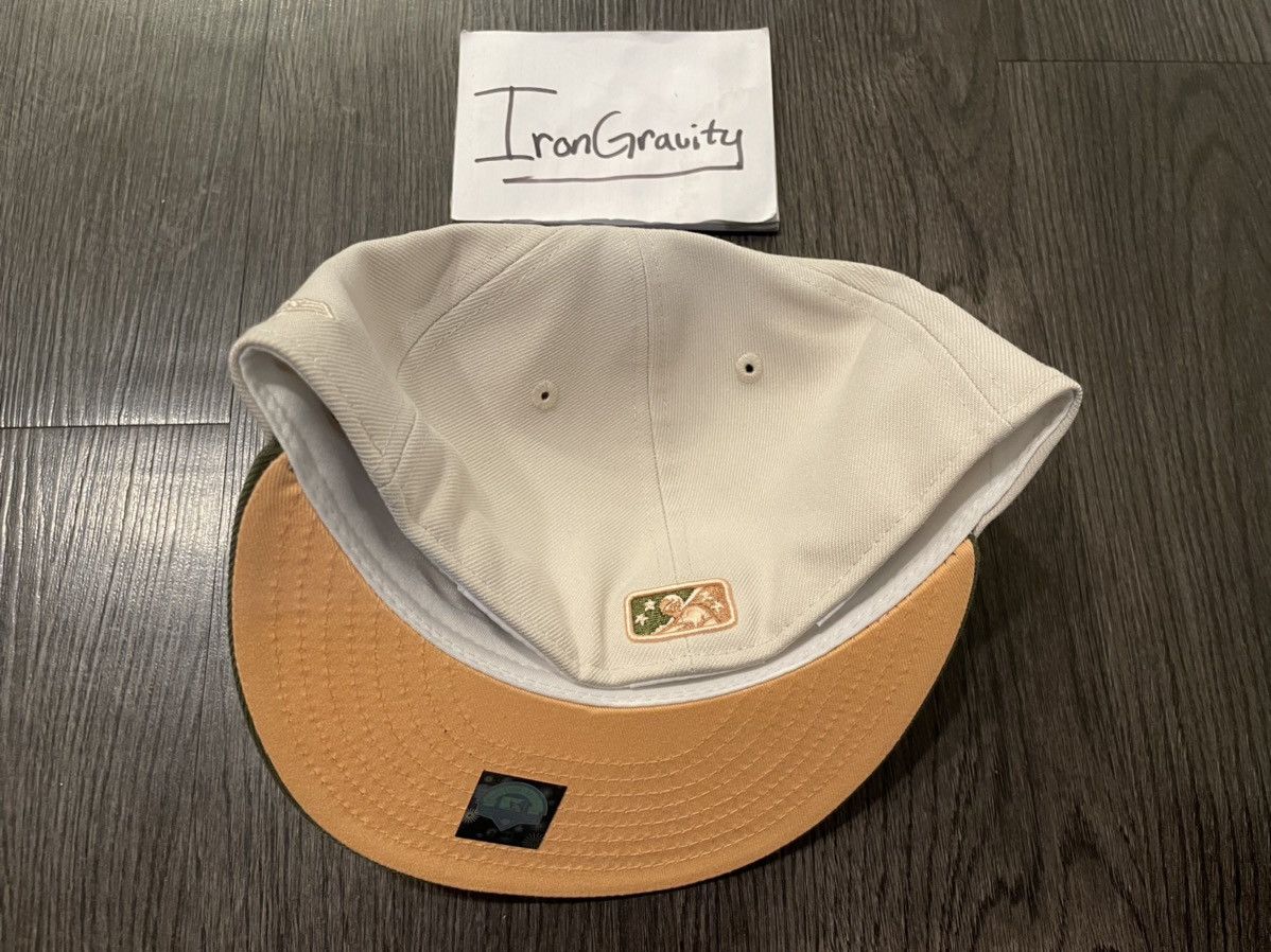 MLB 7 1/2 Buffalo Bisons Autumn 22 Peach Fitted Hat Size ONE SIZE - 5 Thumbnail