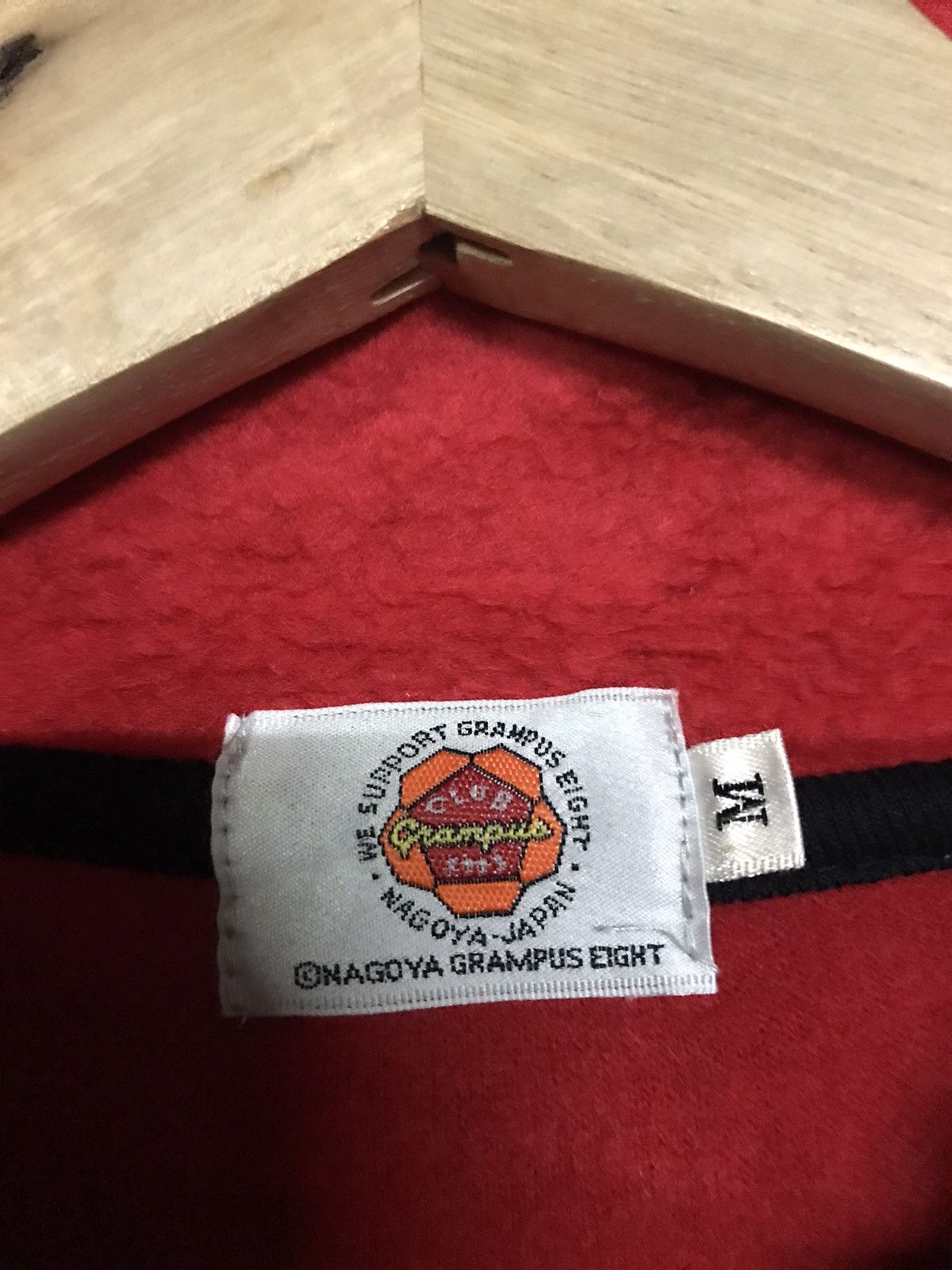 Japanese Brand Nagoya Grampus Sweatshirt Collar Fullzip Size US M / EU 48-50 / 2 - 4 Thumbnail