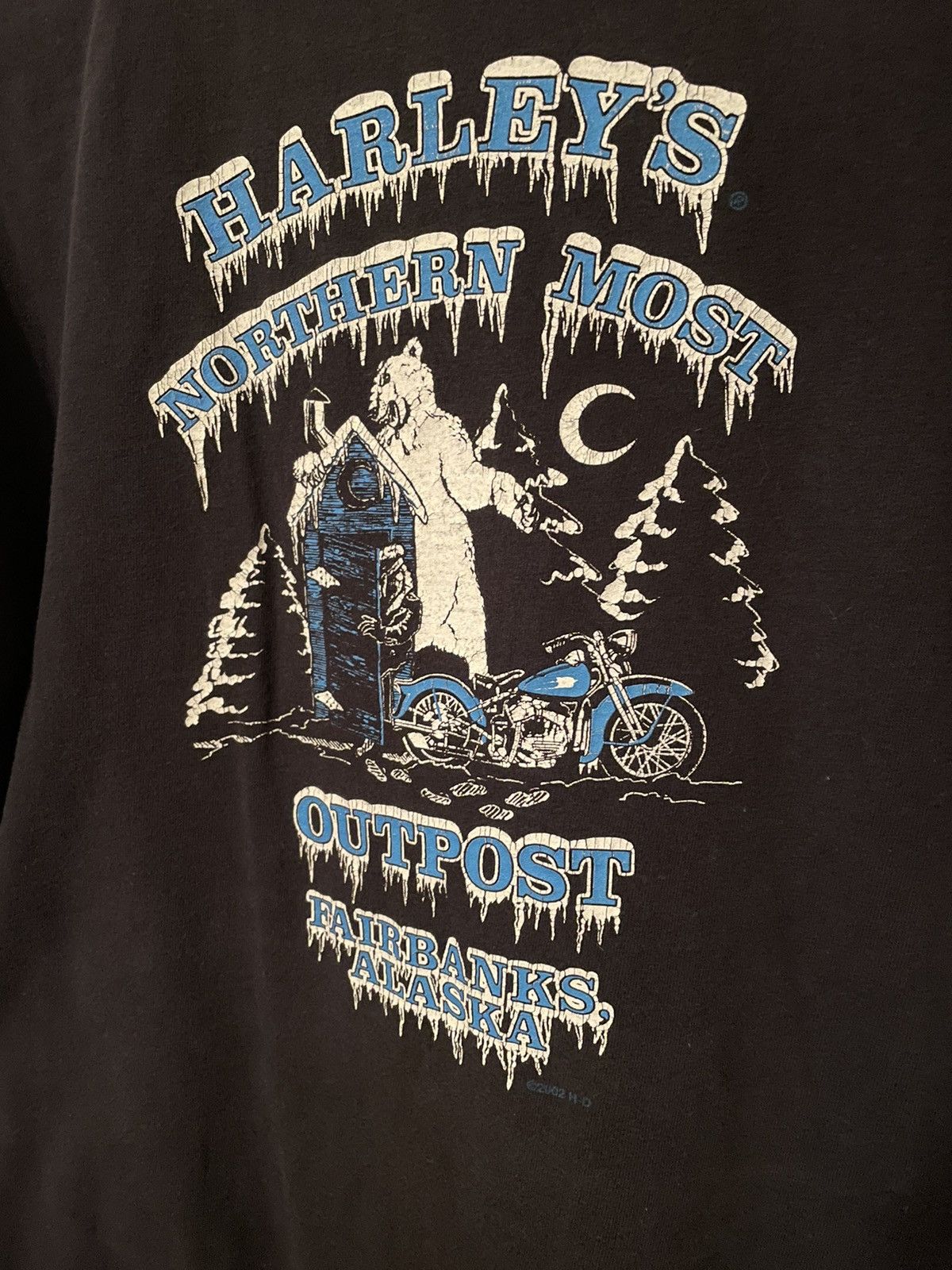 Harley Davidson 2002 Vintage Harley Davidson Alaska shirt Size US L / EU 52-54 / 3 - 2 Thumbnail