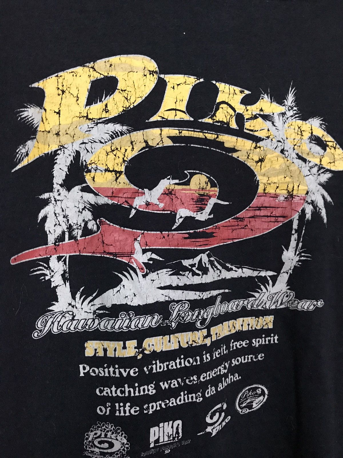 The Unbranded Brand Piko Hawaii Tshirt Long Sleeve Pullover Size US L / EU 52-54 / 3 - 4 Thumbnail