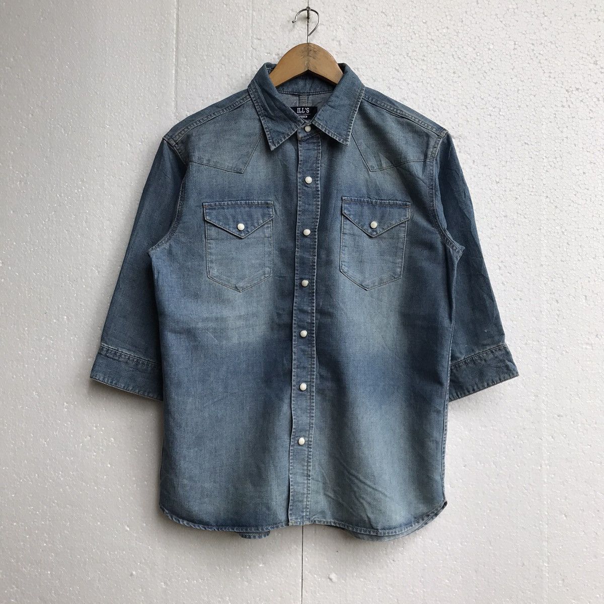 Designer ILL’s Quality Garment Snap Button Collard Jeans | Grailed