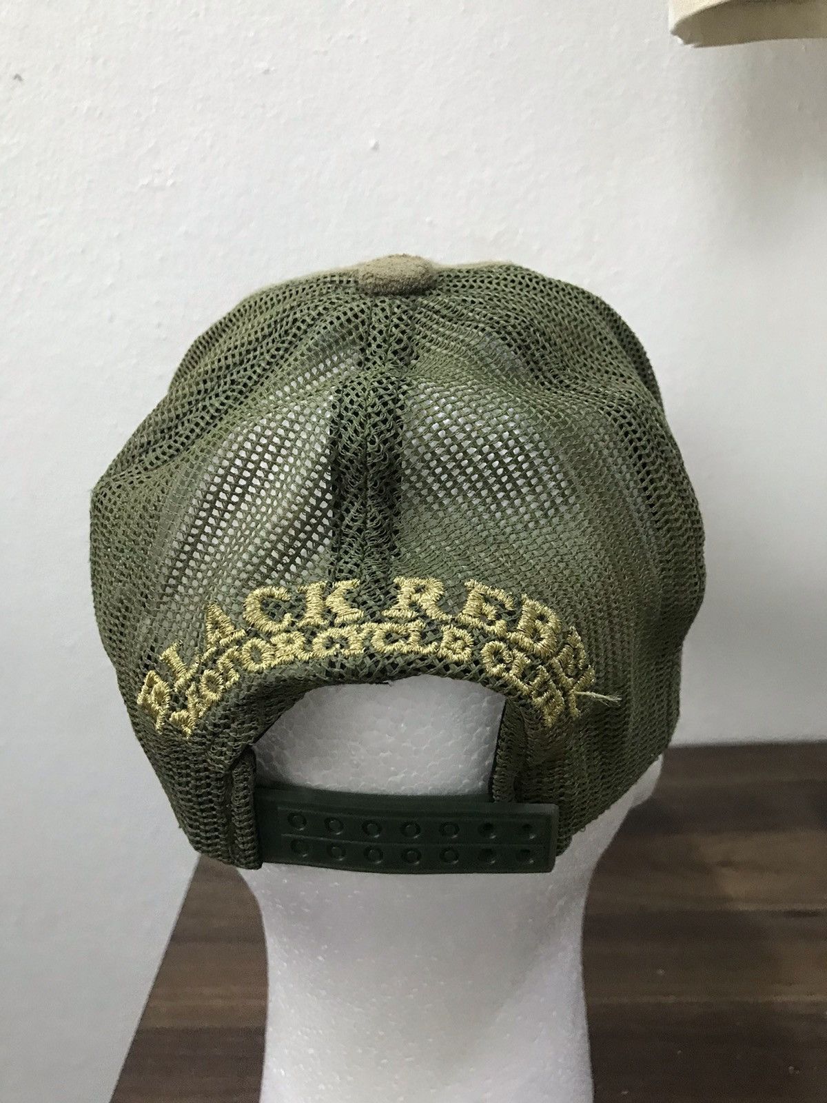 Vintage Black Rebel Motocycle Club Embroidery Suede Cap