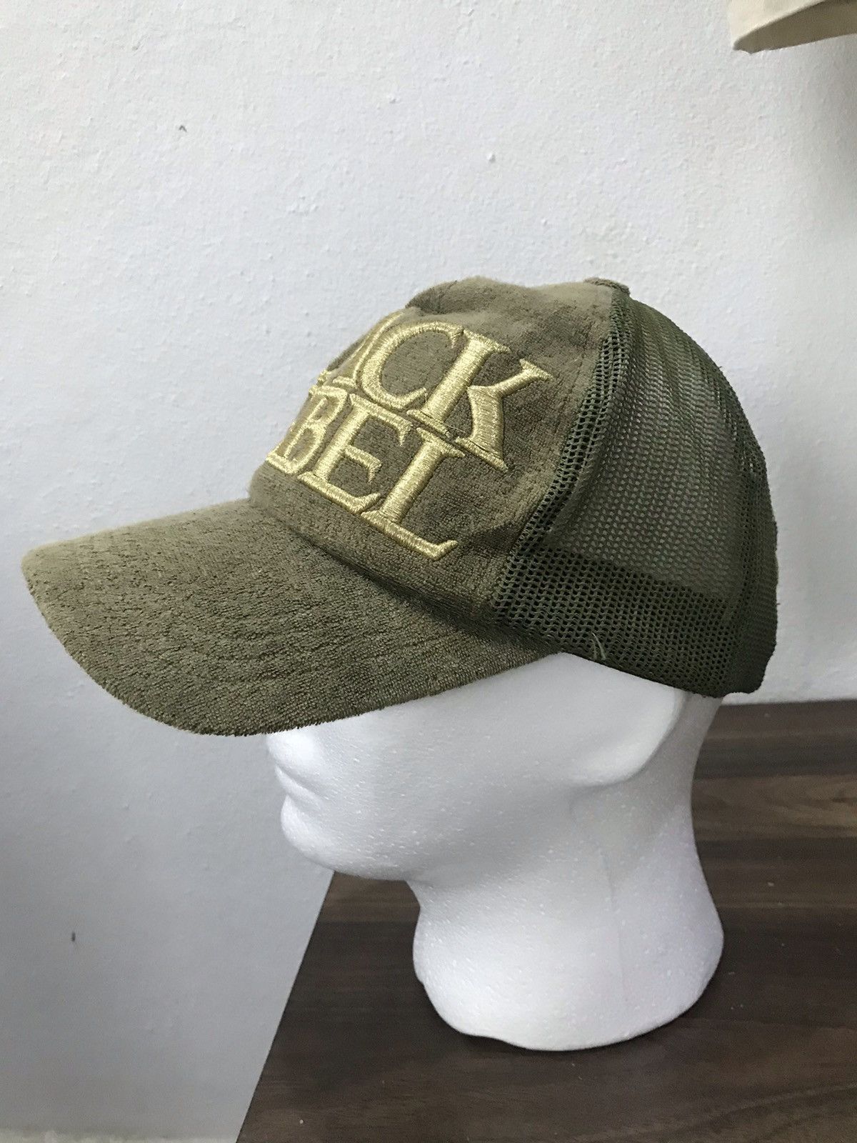 Vintage Black Rebel Motocycle Club Embroidery Suede Cap