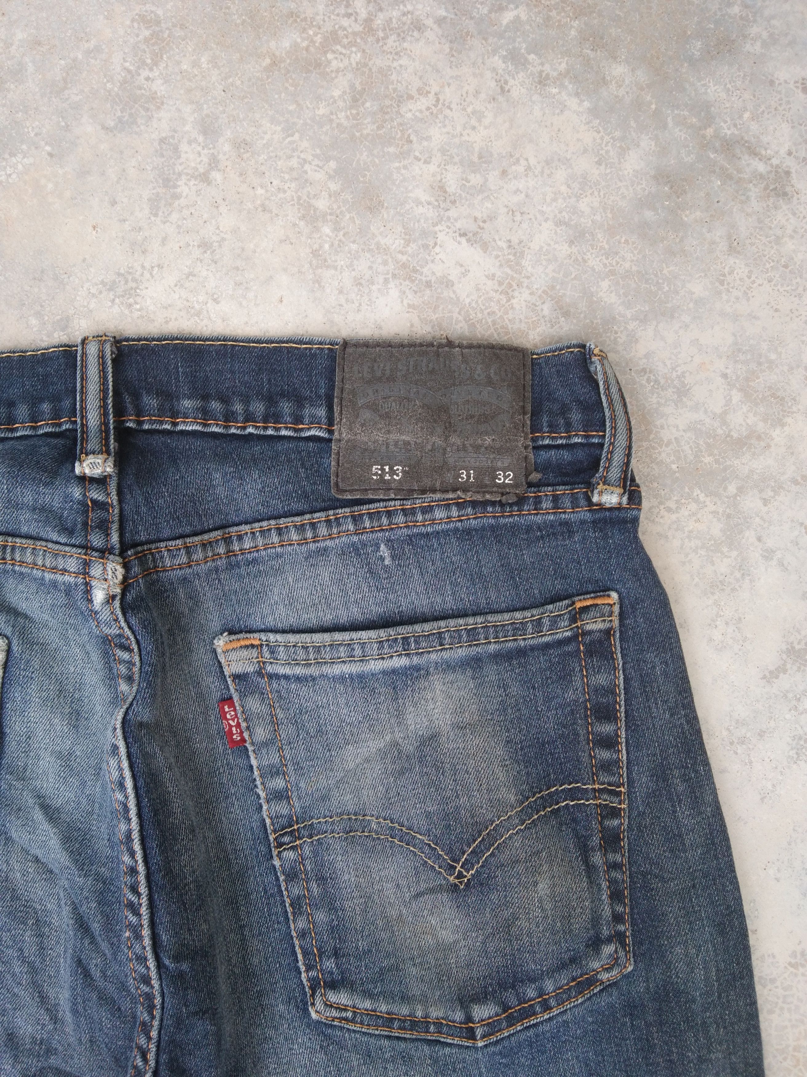 Levi's Vintage Levi's Jeans 513 Faded Blue Distressed Denim 30x31 Size US 30 / EU 46 - 3 Thumbnail