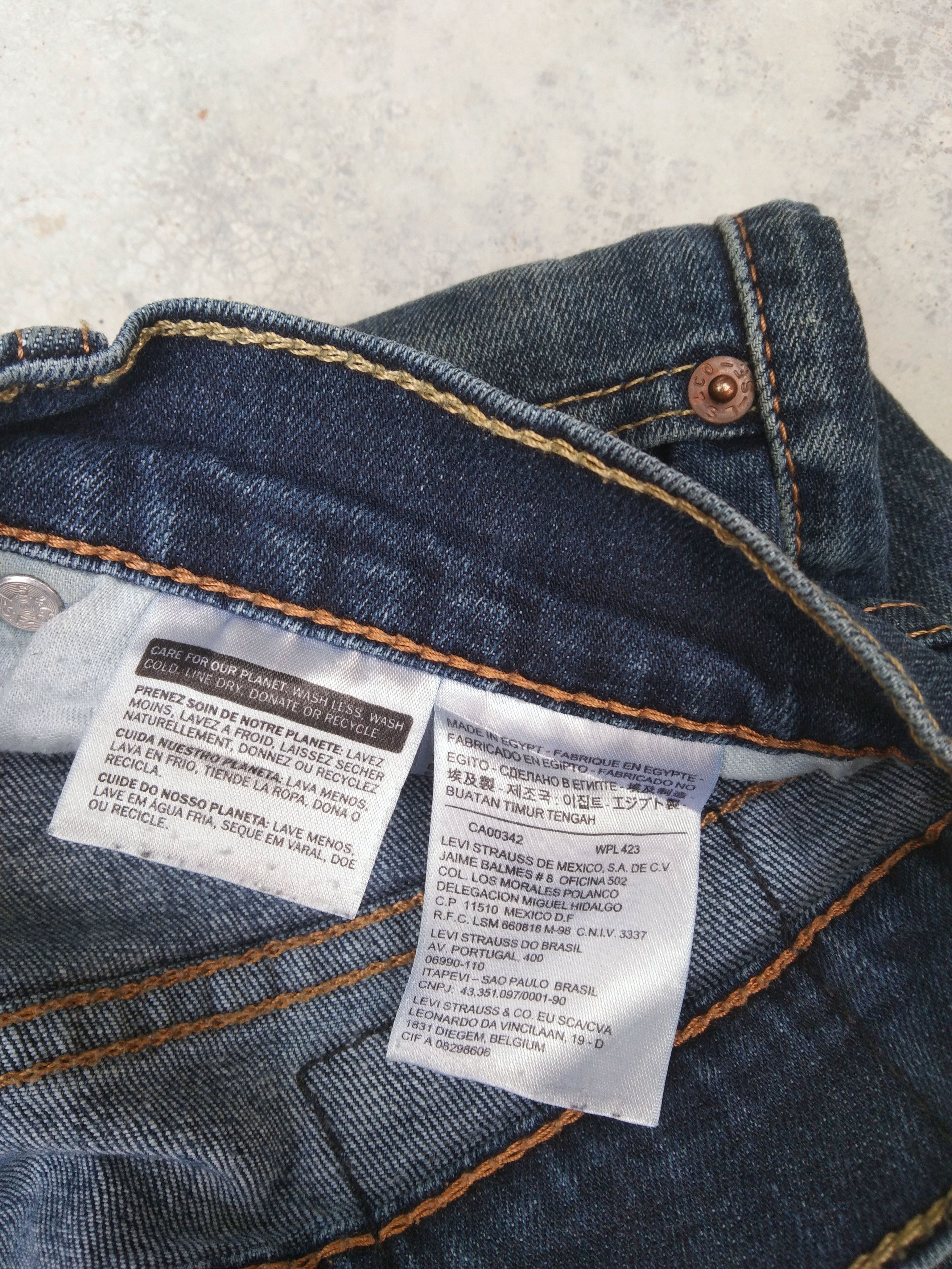 Levi's Vintage Levi's Jeans 513 Faded Blue Distressed Denim 30x31 Size US 30 / EU 46 - 8 Thumbnail