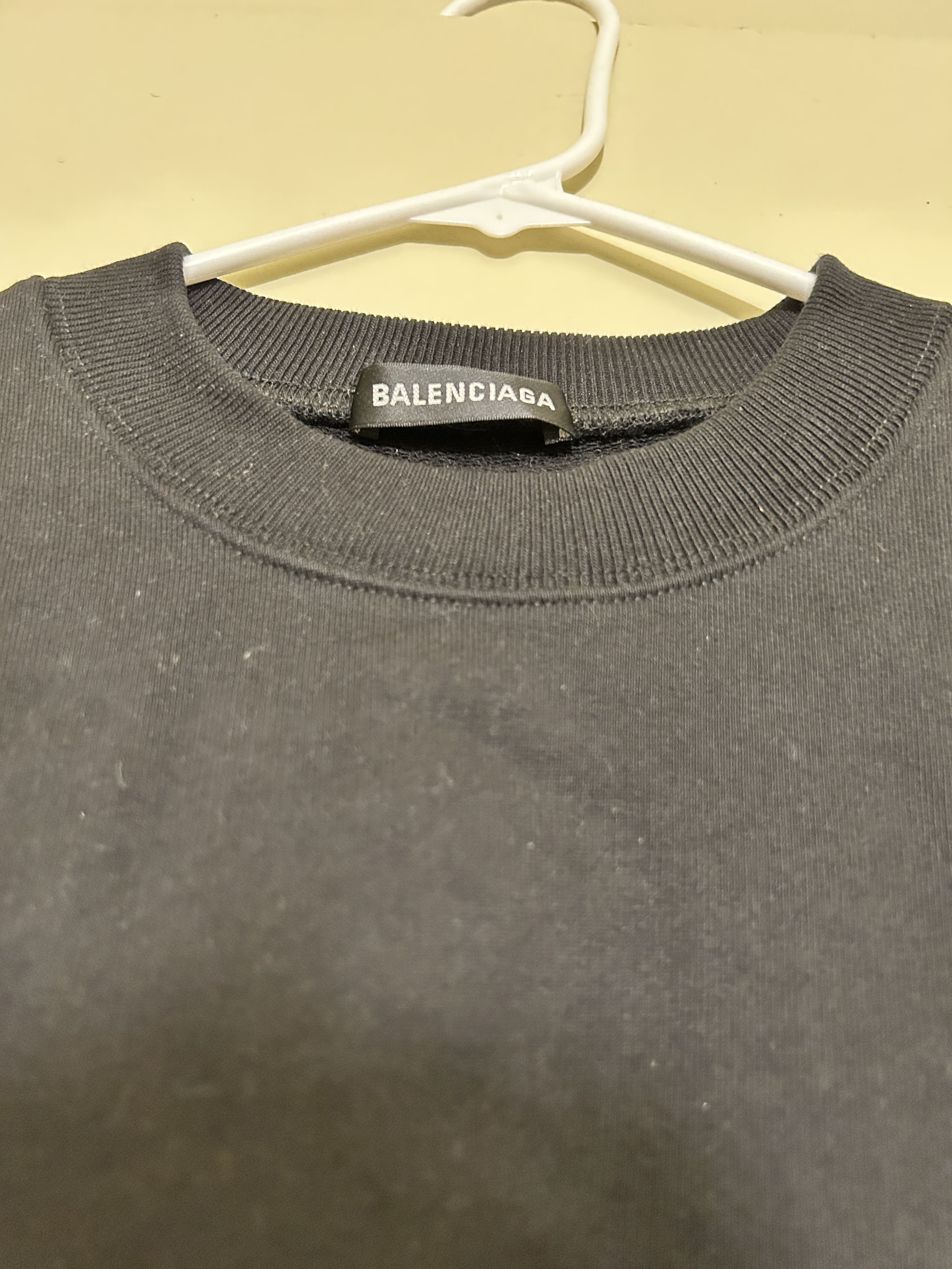 Balenciaga Balenciaga small logo crewneck sweatshirt Size US XS / EU 42 / 0 - 2 Thumbnail