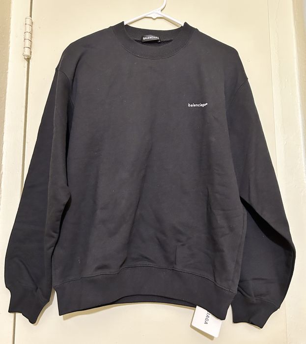 Balenciaga small logo sales crewneck