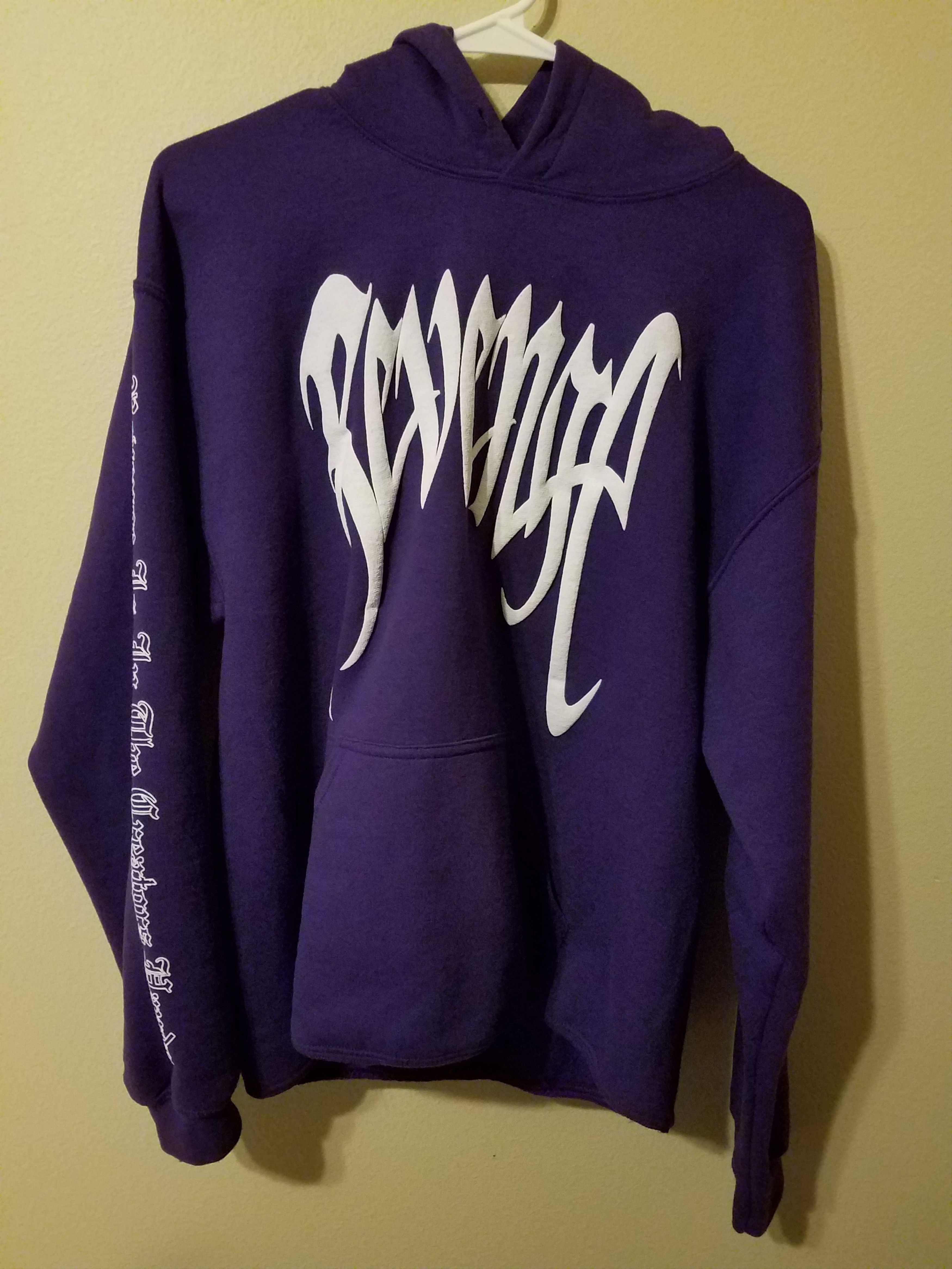 Purple revenge hoodie sale