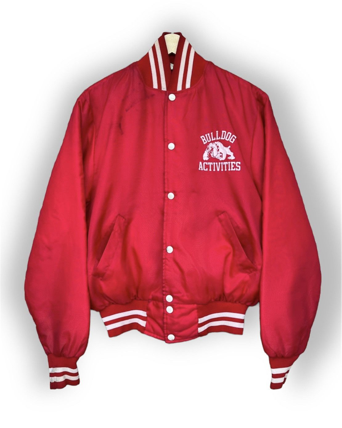 Vintage Rare Vintage Holloway Varsity Jackets 80s Bulldog Activities ...