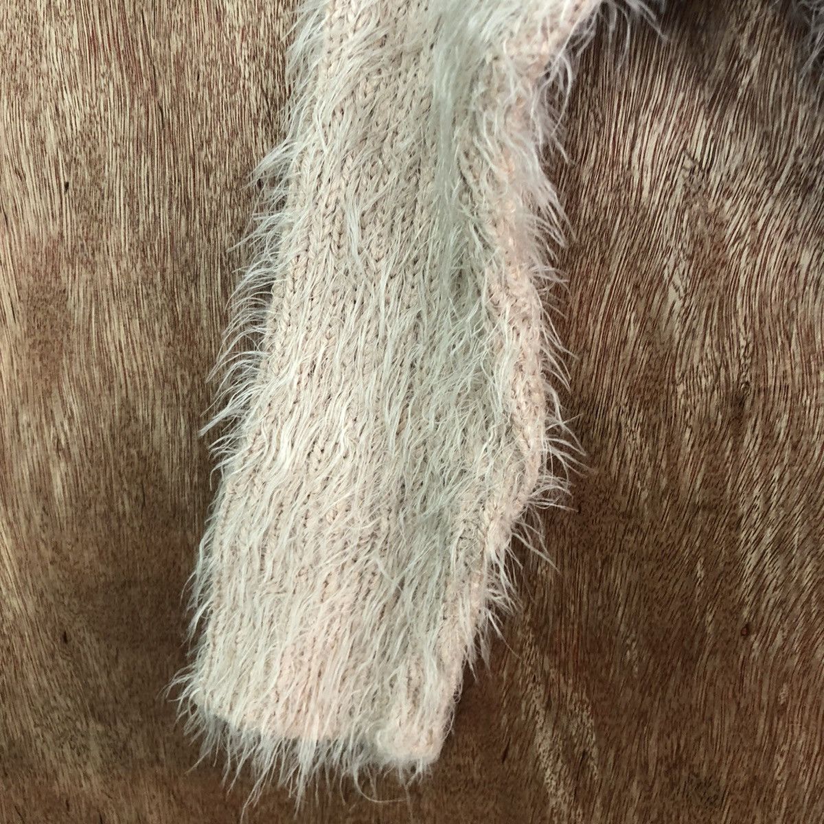 Homespun Knitwear × Japanese Brand DLL N´or Brown Mohair shag shaggy fur Knitwear #c420 Size US L / EU 52-54 / 3 - 6 Thumbnail