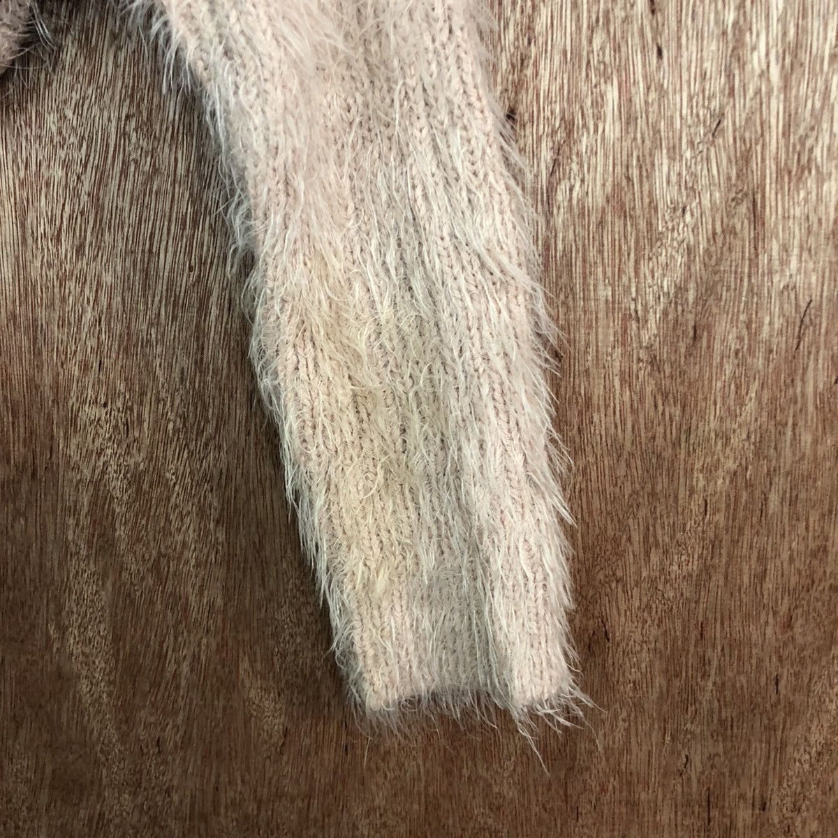 Homespun Knitwear × Japanese Brand DLL N´or Brown Mohair shag shaggy fur Knitwear #c420 Size US L / EU 52-54 / 3 - 4 Thumbnail