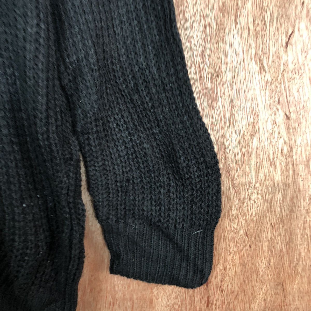 Homespun Knitwear × Japanese Brand Blue Strive Striped black white Mohair Knitwear #c350 Size US L / EU 52-54 / 3 - 4 Thumbnail