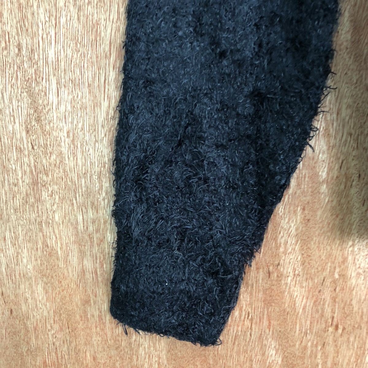 Homespun Knitwear × Japanese Brand Japan Dar Blue Mohair crop top Knitwear #c358 Size XS / US 0-2 / IT 36-38 - 6 Thumbnail