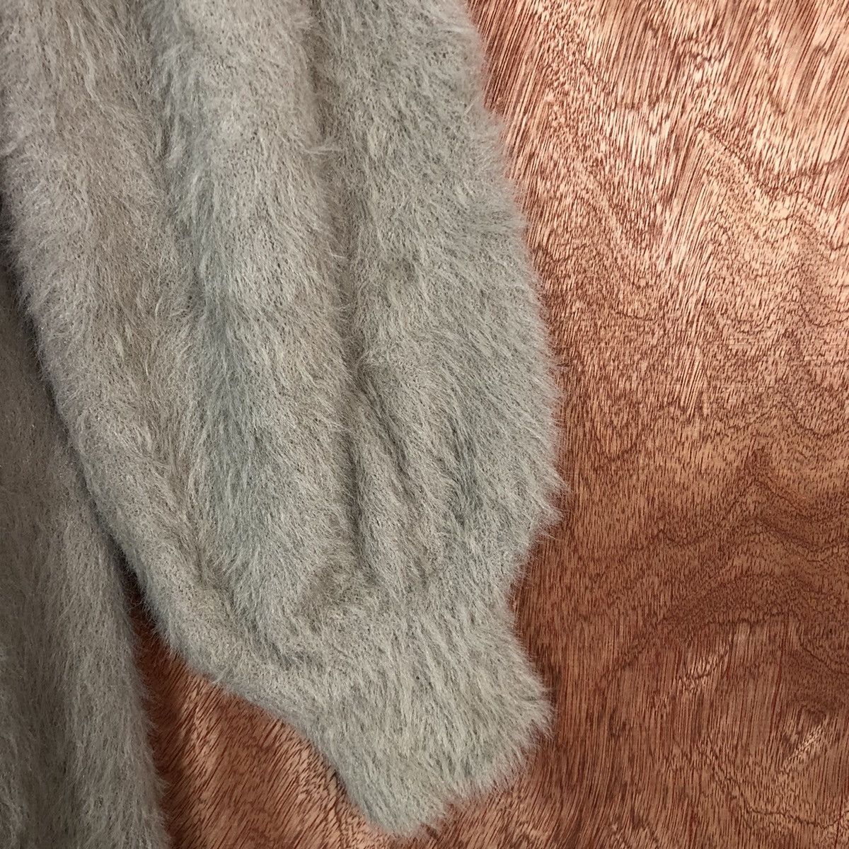 Japanese Brand DLL Nice Claup Brown Mohair Shag Shaggy Knitwear #c392 Size L / US 10 / IT 46 - 5 Thumbnail