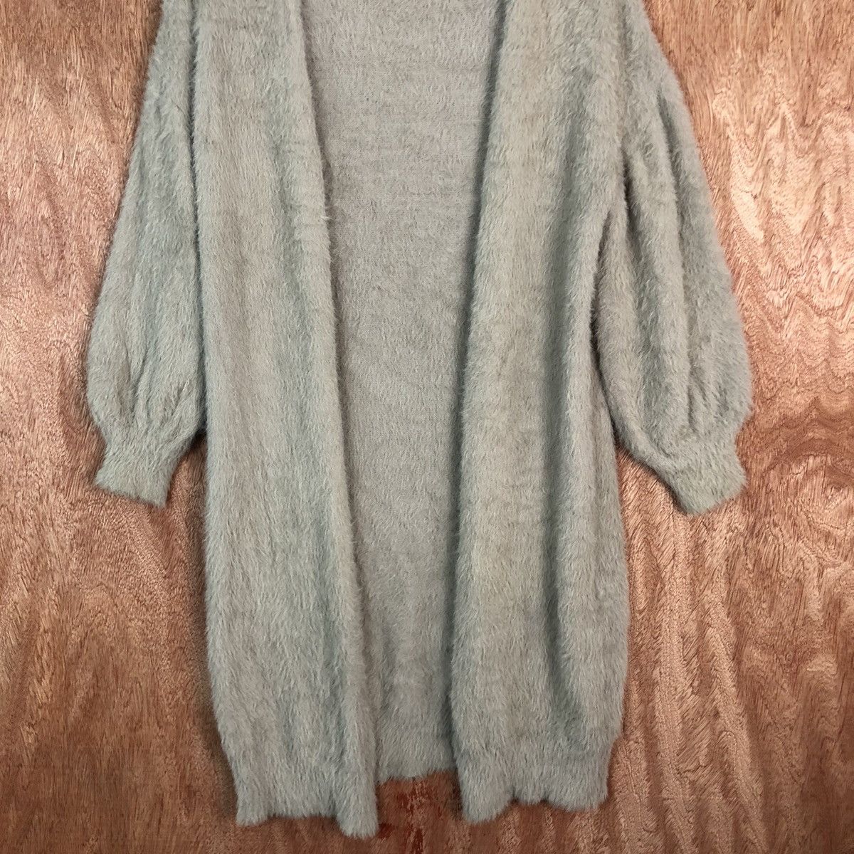 Japanese Brand DLL Nice Claup Brown Mohair Shag Shaggy Knitwear #c392 Size L / US 10 / IT 46 - 4 Thumbnail