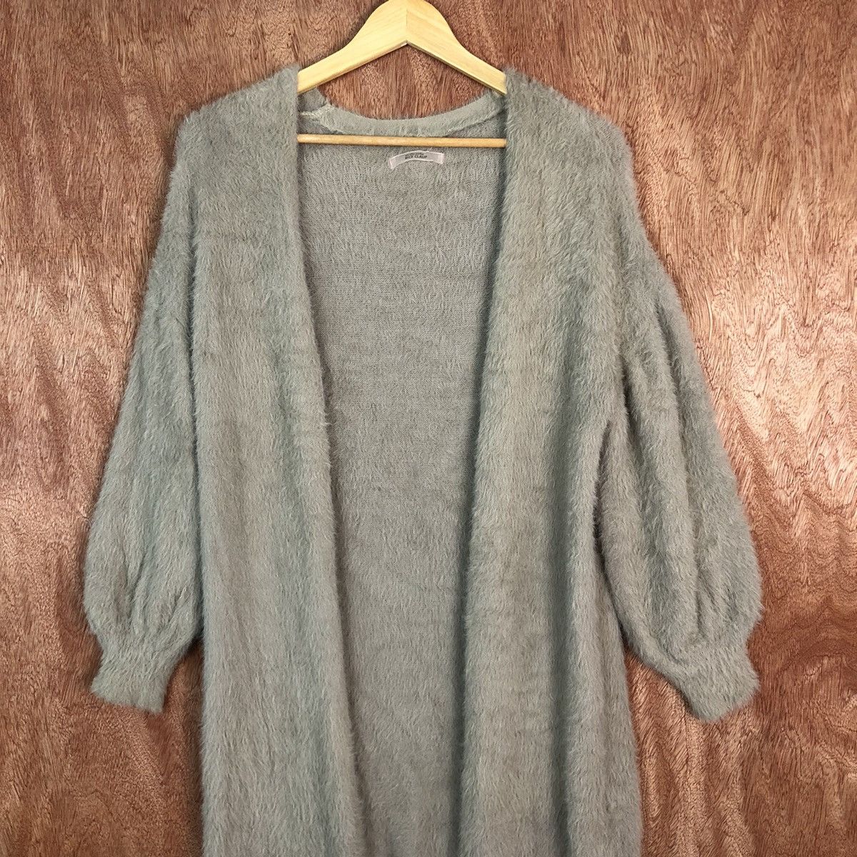 Japanese Brand DLL Nice Claup Brown Mohair Shag Shaggy Knitwear #c392 Size L / US 10 / IT 46 - 3 Thumbnail