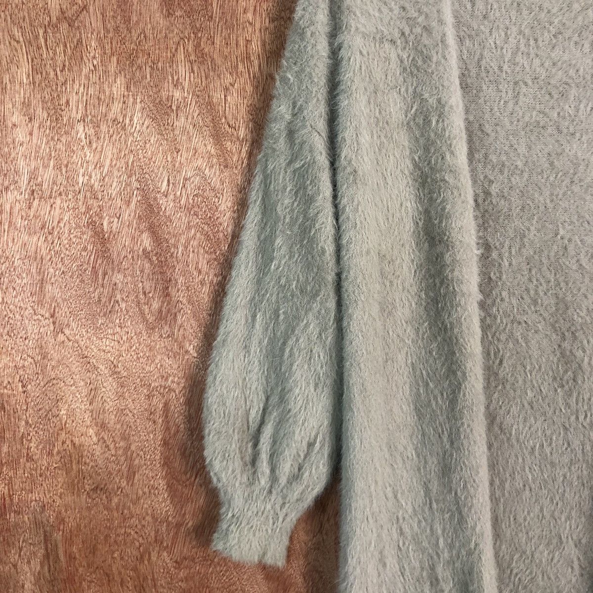 Japanese Brand DLL Nice Claup Brown Mohair Shag Shaggy Knitwear #c392 Size L / US 10 / IT 46 - 8 Thumbnail