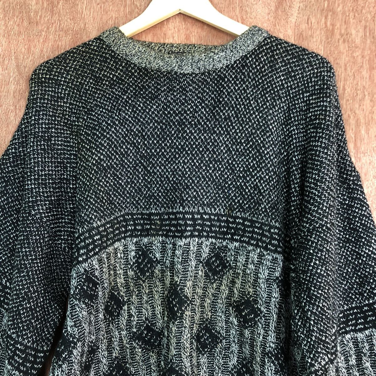 Vintage Nuovo New Forces Grey Knitwear art vintage #6117 Size US XL / EU 56 / 4 - 8 Thumbnail