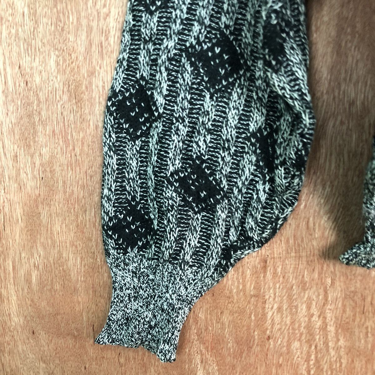 Vintage Nuovo New Forces Grey Knitwear art vintage #6117 Size US XL / EU 56 / 4 - 6 Thumbnail