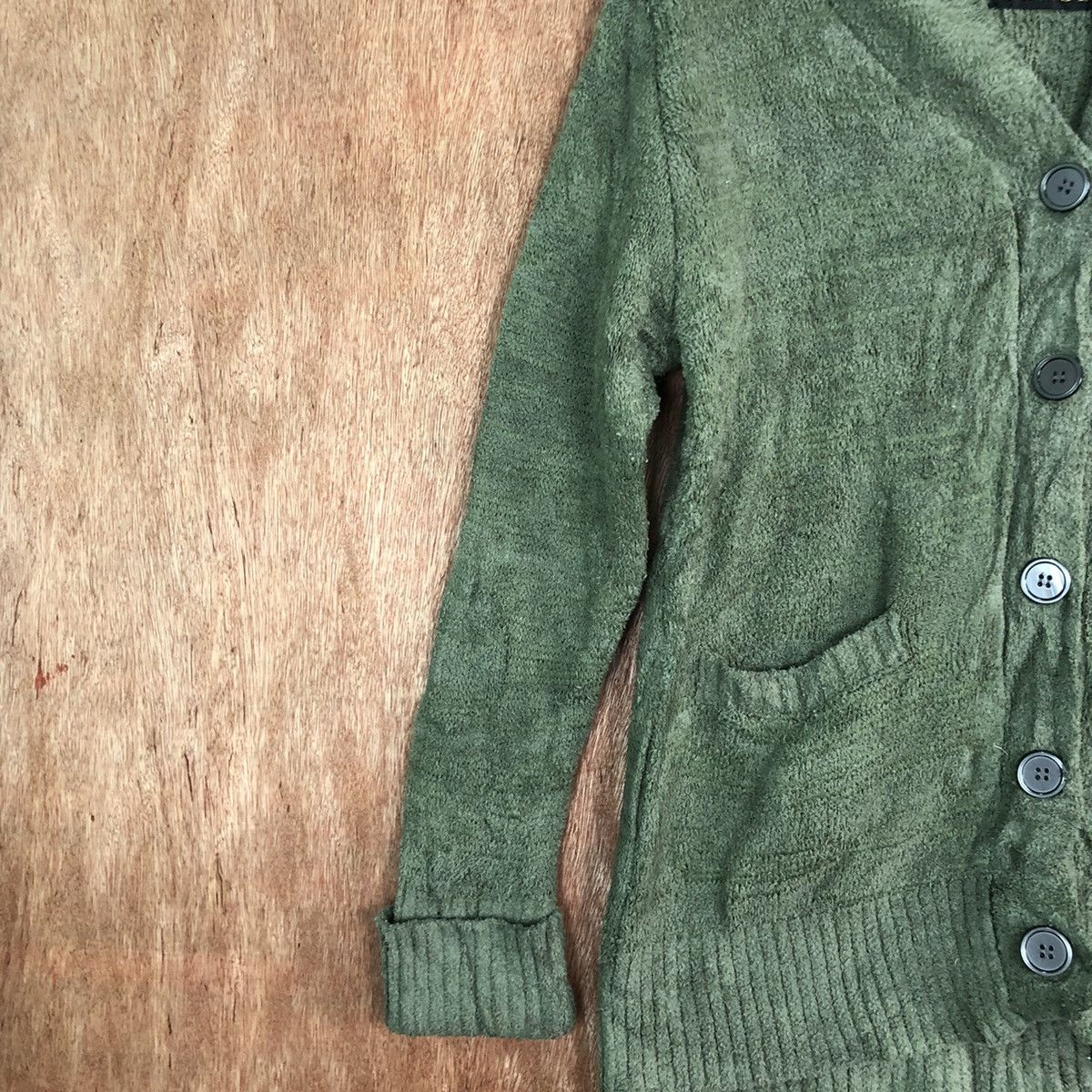 Aran Isles Knitwear D Gorge fleece cardigan Green Knit Sweater japan # c328 Size US M / EU 48-50 / 2 - 7 Thumbnail