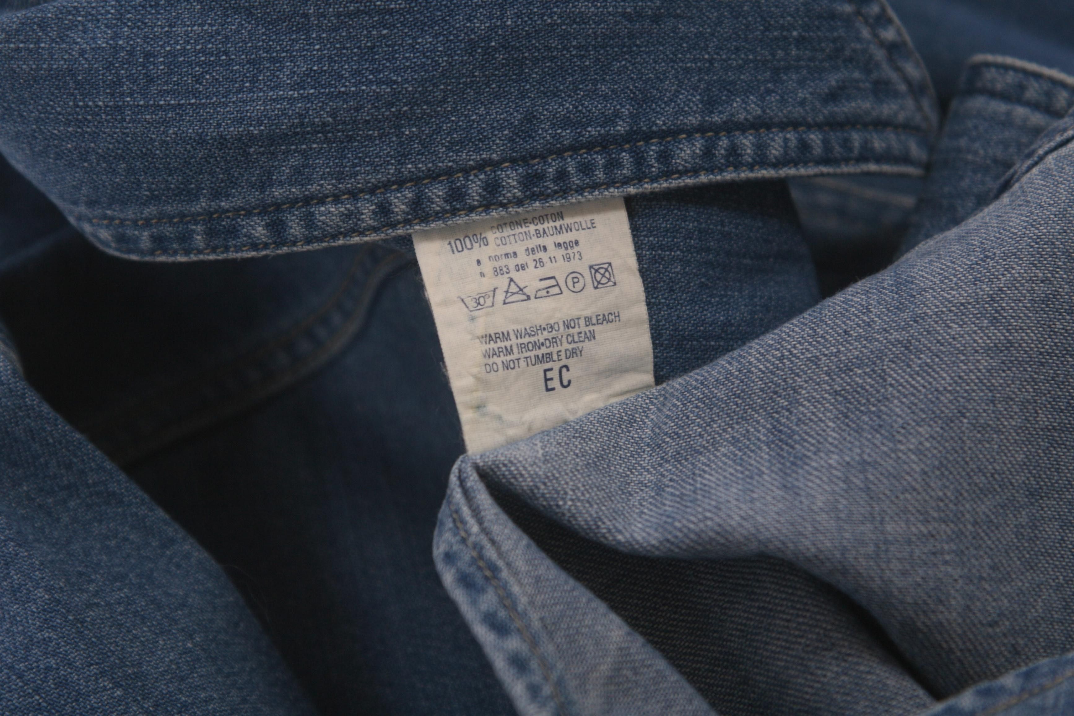 Trussardi RARE💥Trussardi Western Stonewash Denim Overshirt Size US L / EU 52-54 / 3 - 9 Thumbnail
