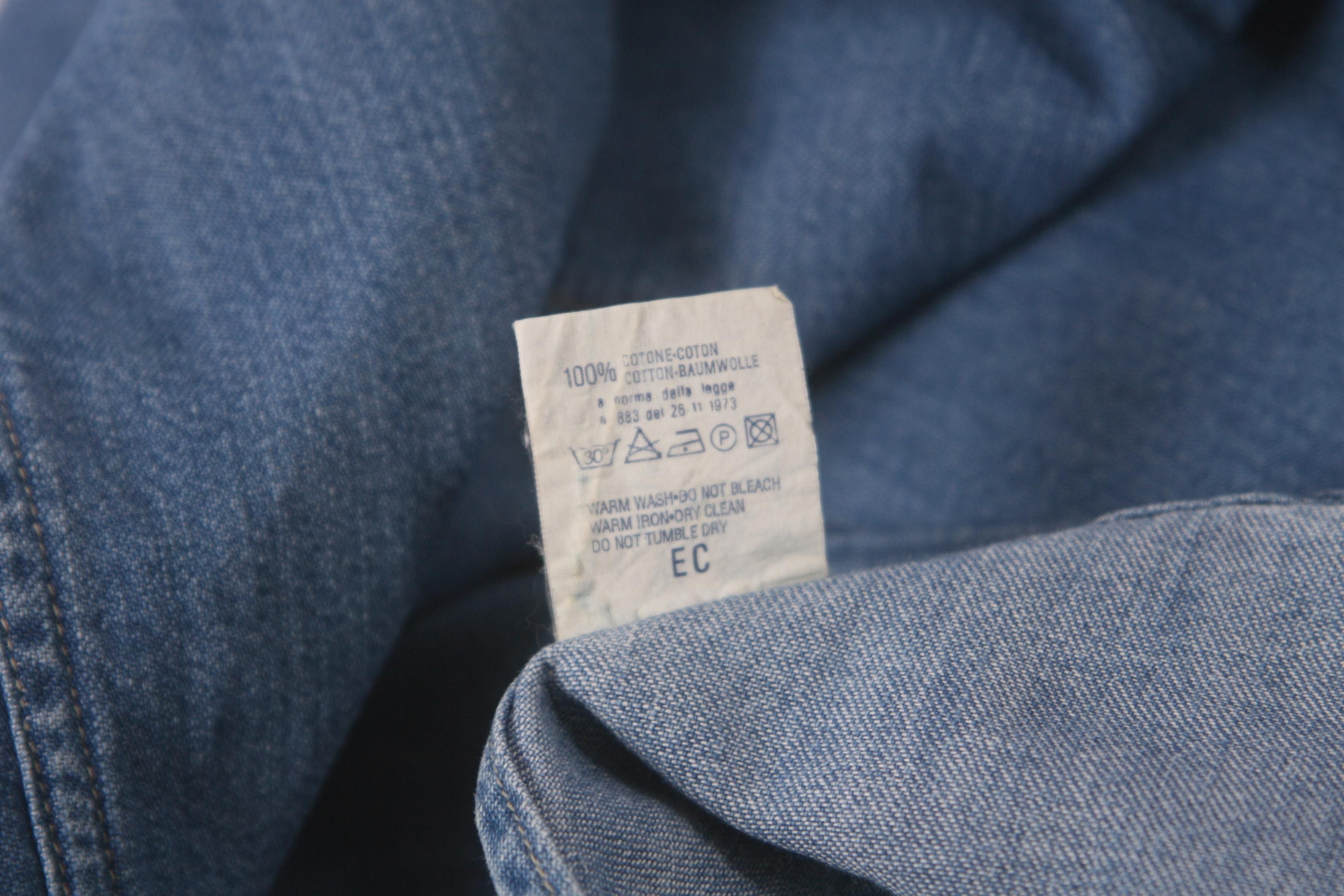 Trussardi RARE💥Trussardi Western Stonewash Denim Overshirt Size US L / EU 52-54 / 3 - 7 Thumbnail