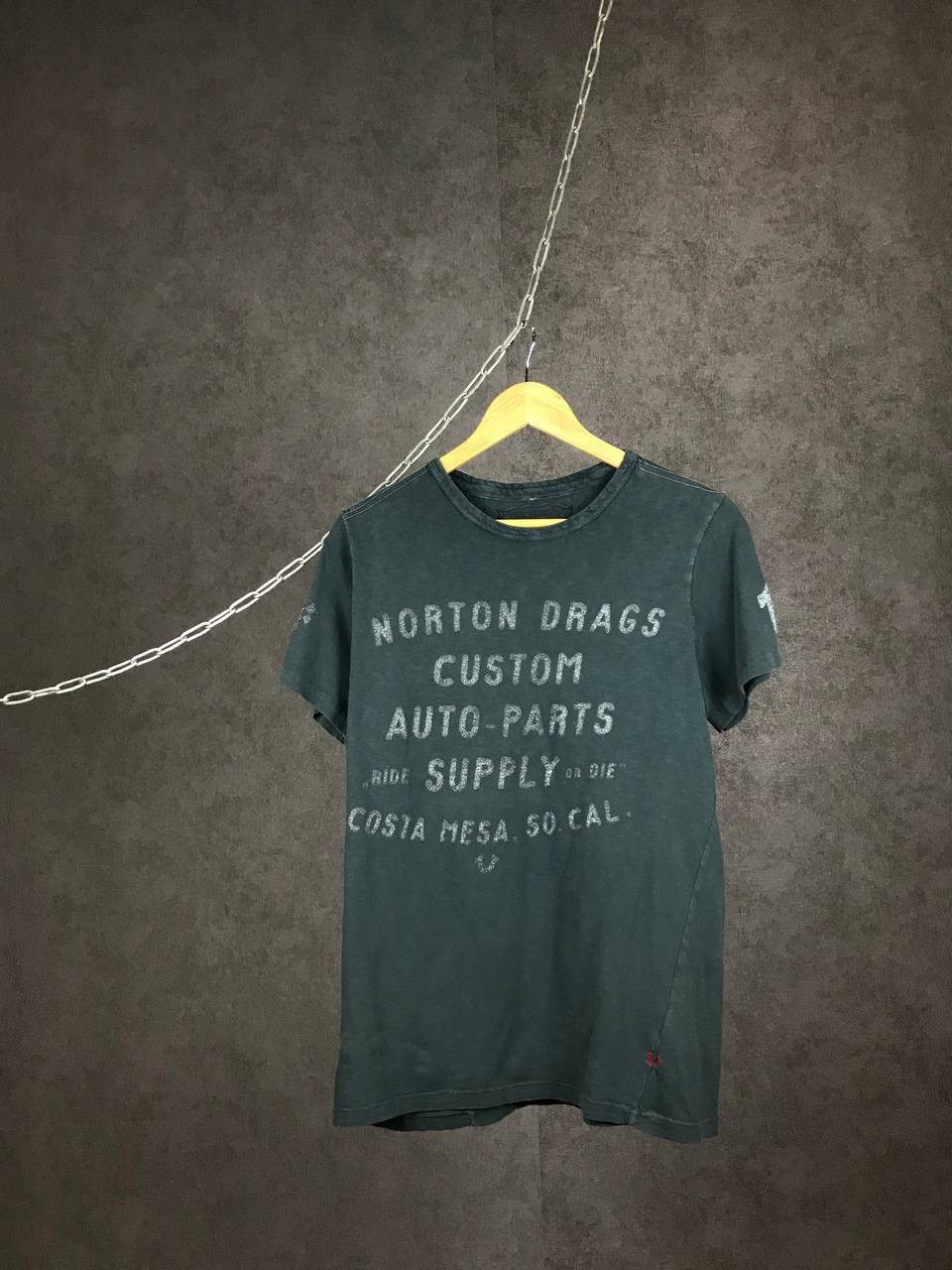 Japanese Brand × True Religion True Religion Japanese brand streetwear overprinted tee Size US S / EU 44-46 / 1 - 1 Thumbnail