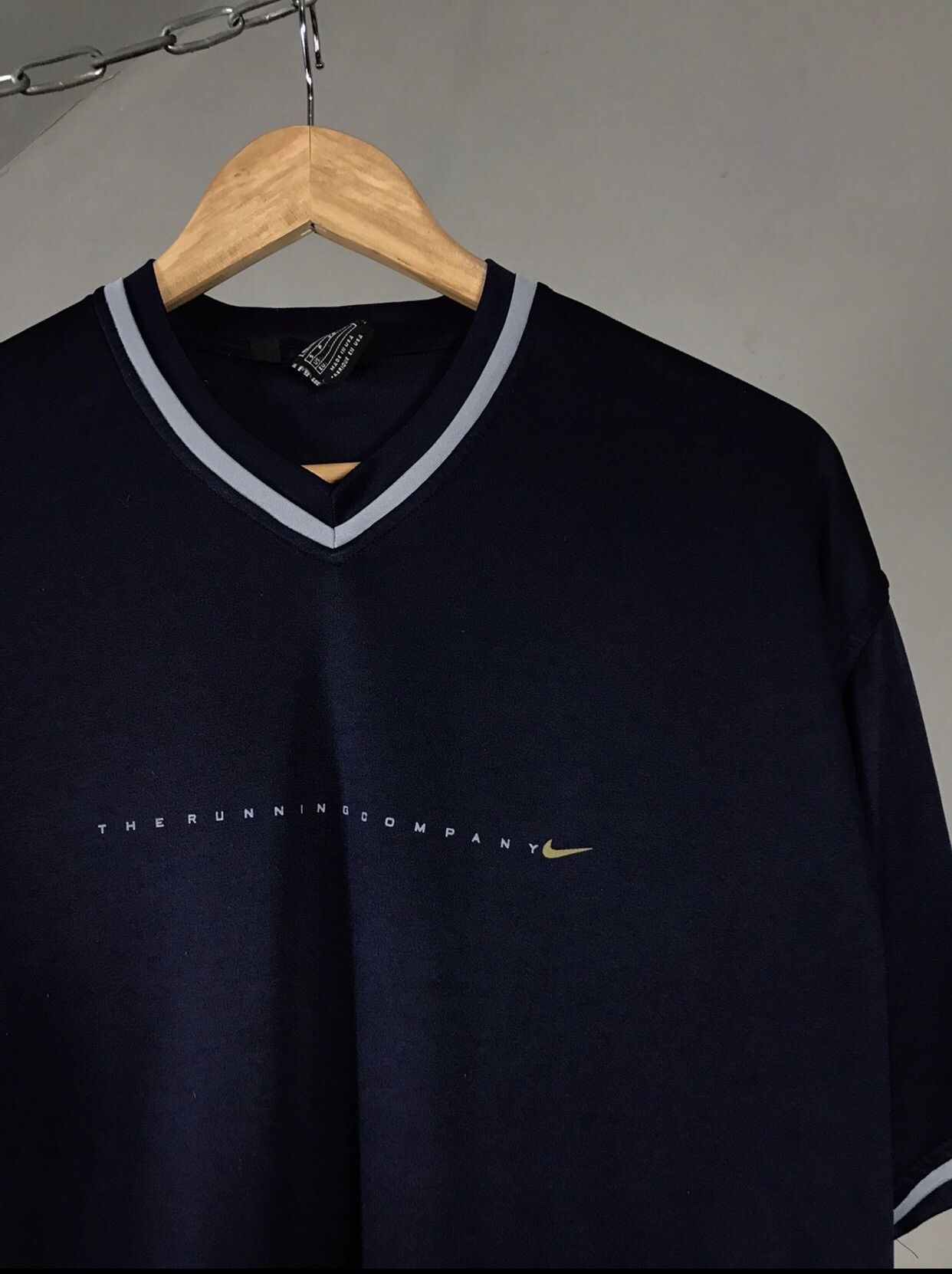 Nike Nike Vintage Sportwear Made In USA Navy Blue Tee Size US S / EU 44-46 / 1 - 2 Thumbnail