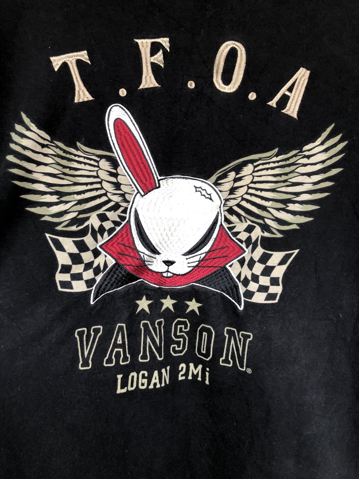 Anime vintage Anime TFOA x Vanson Motorcycle 3 Quarter Black shirt Size US L / EU 52-54 / 3 - 7 Thumbnail