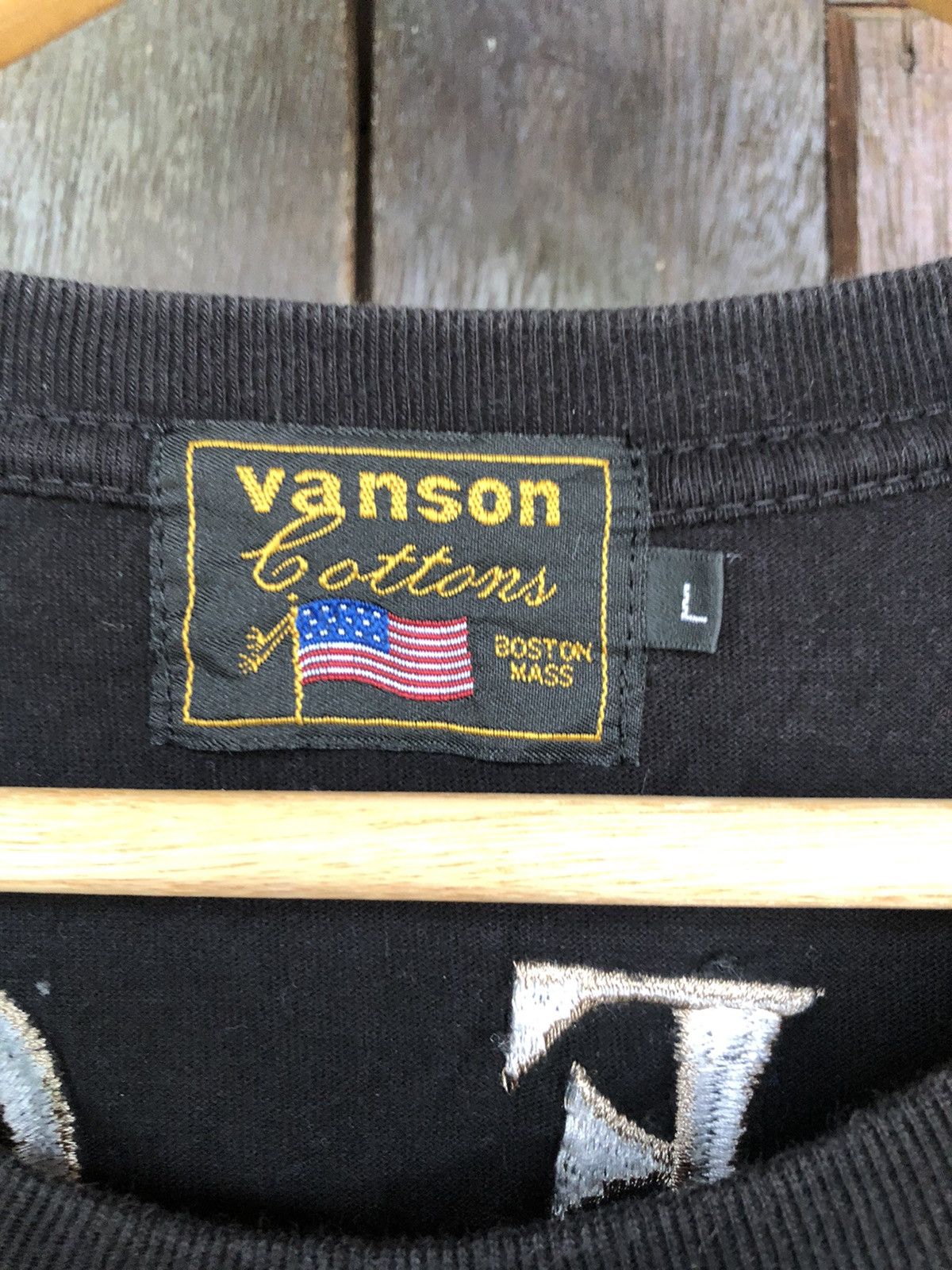 Anime vintage Anime TFOA x Vanson Motorcycle 3 Quarter Black shirt Size US L / EU 52-54 / 3 - 8 Thumbnail