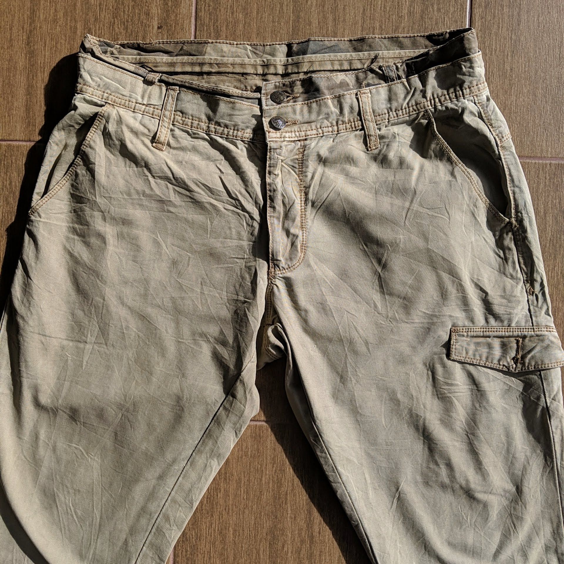 Japanese Brand Vintage Double Waist Denim 1975 Tac Trouser Casual Pants W34 Size US 34 / EU 50 - 2 Thumbnail