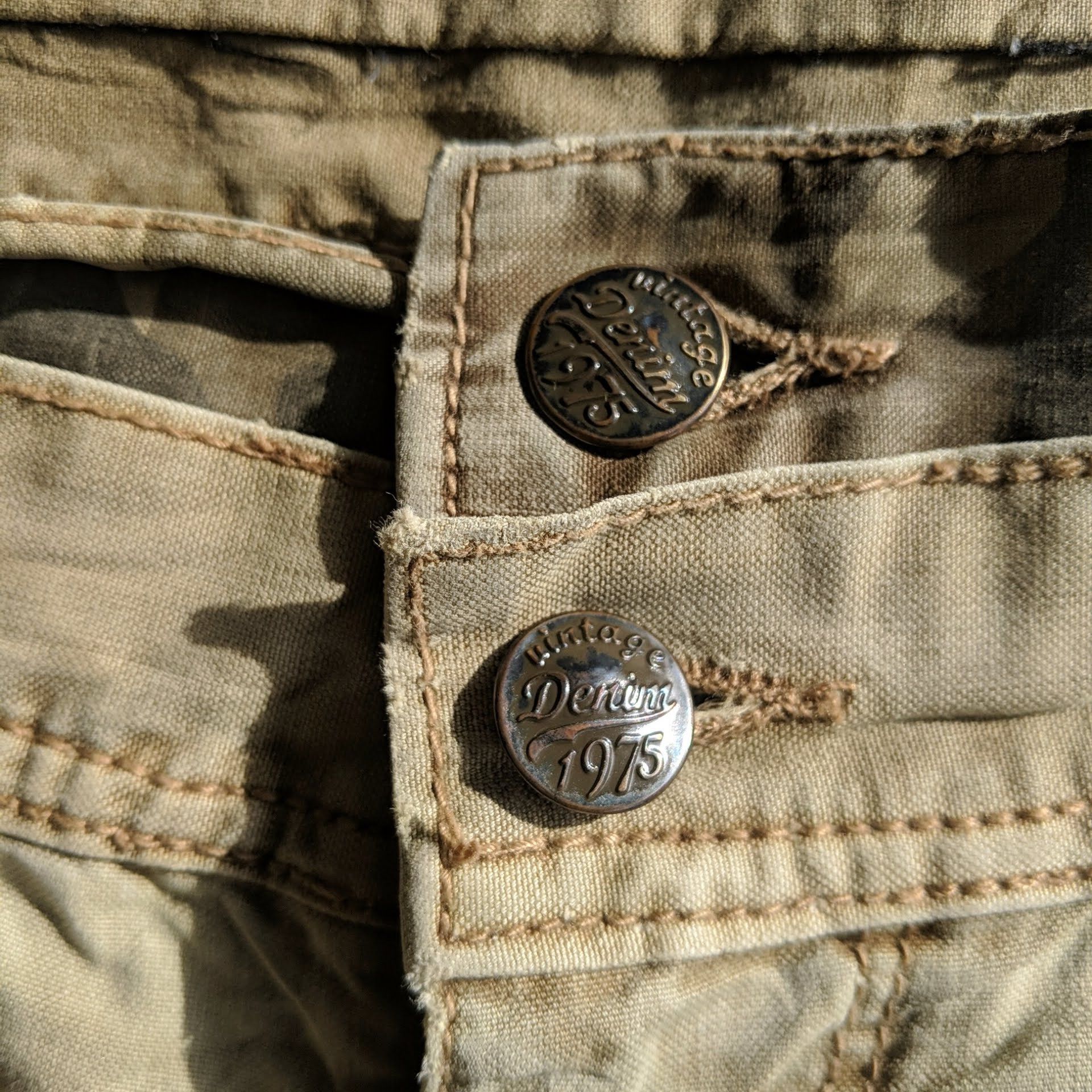 Japanese Brand Vintage Double Waist Denim 1975 Tac Trouser Casual Pants W34 Size US 34 / EU 50 - 6 Thumbnail