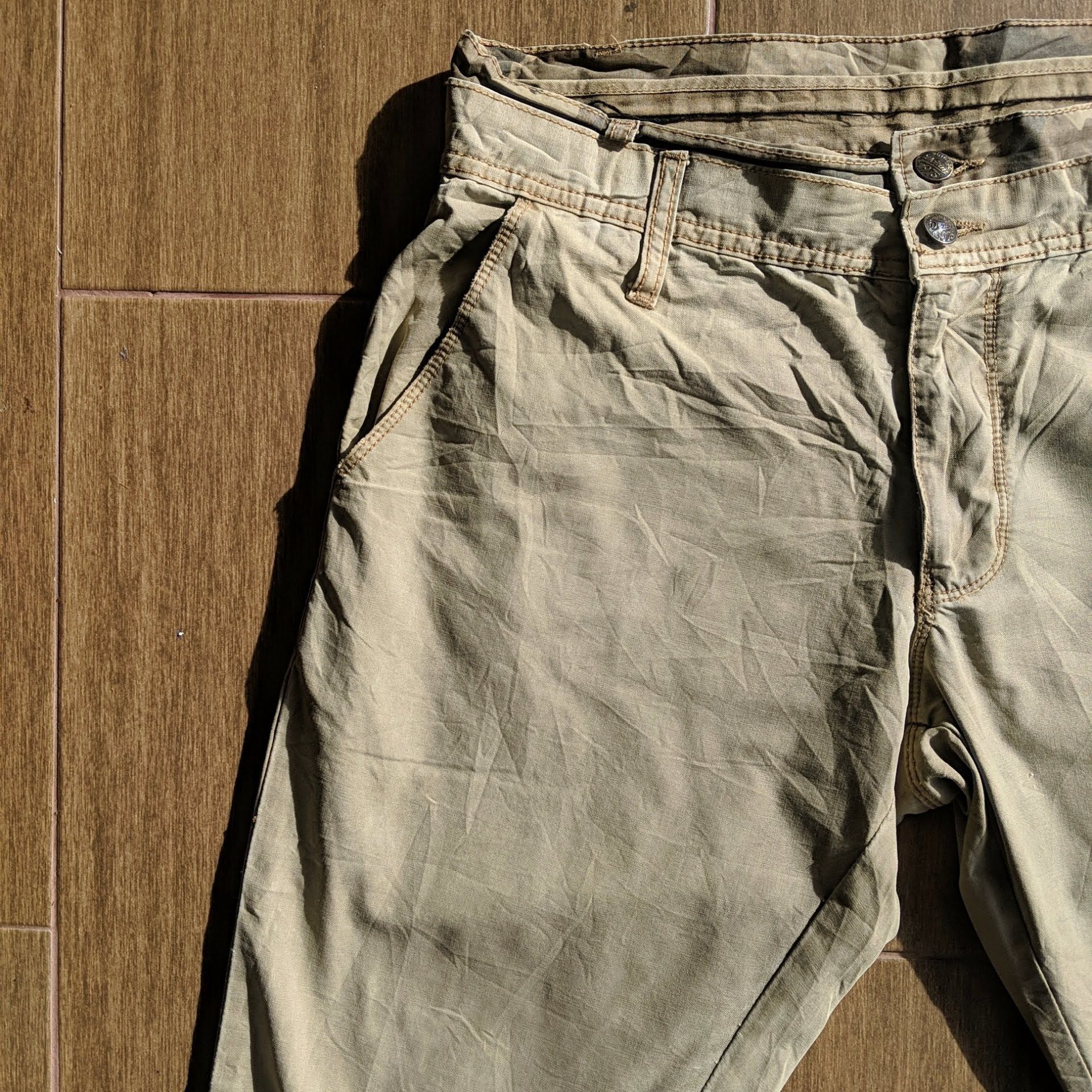 Japanese Brand Vintage Double Waist Denim 1975 Tac Trouser Casual Pants W34 Size US 34 / EU 50 - 3 Thumbnail