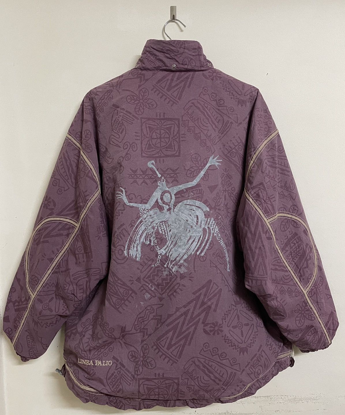 Japanese Brand × Vintage VINTAGE LINEA PALIO HALF ZIPPER PULLOVER GRAPHIC ART ANORAK Size US XXL / EU 58 / 5 - 1 Thumbnail